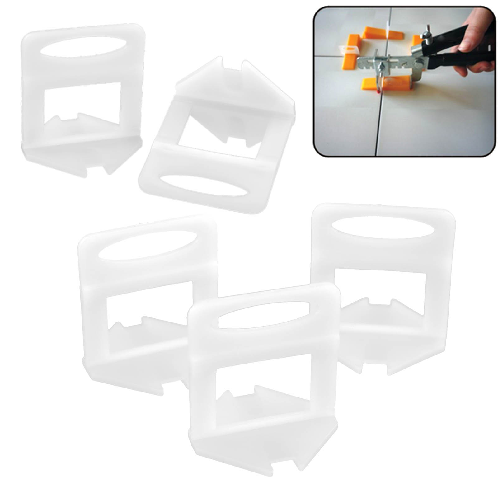 200pcs 3.0mm Tile Leveling System Levelling Clips For Wall Floor Tile