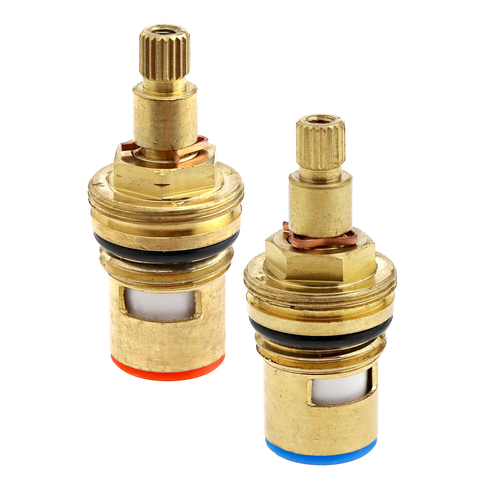 Faucet Replacement Brass 1/4 Turn Ceramic Disc Cartridge Hot Cold Tap
