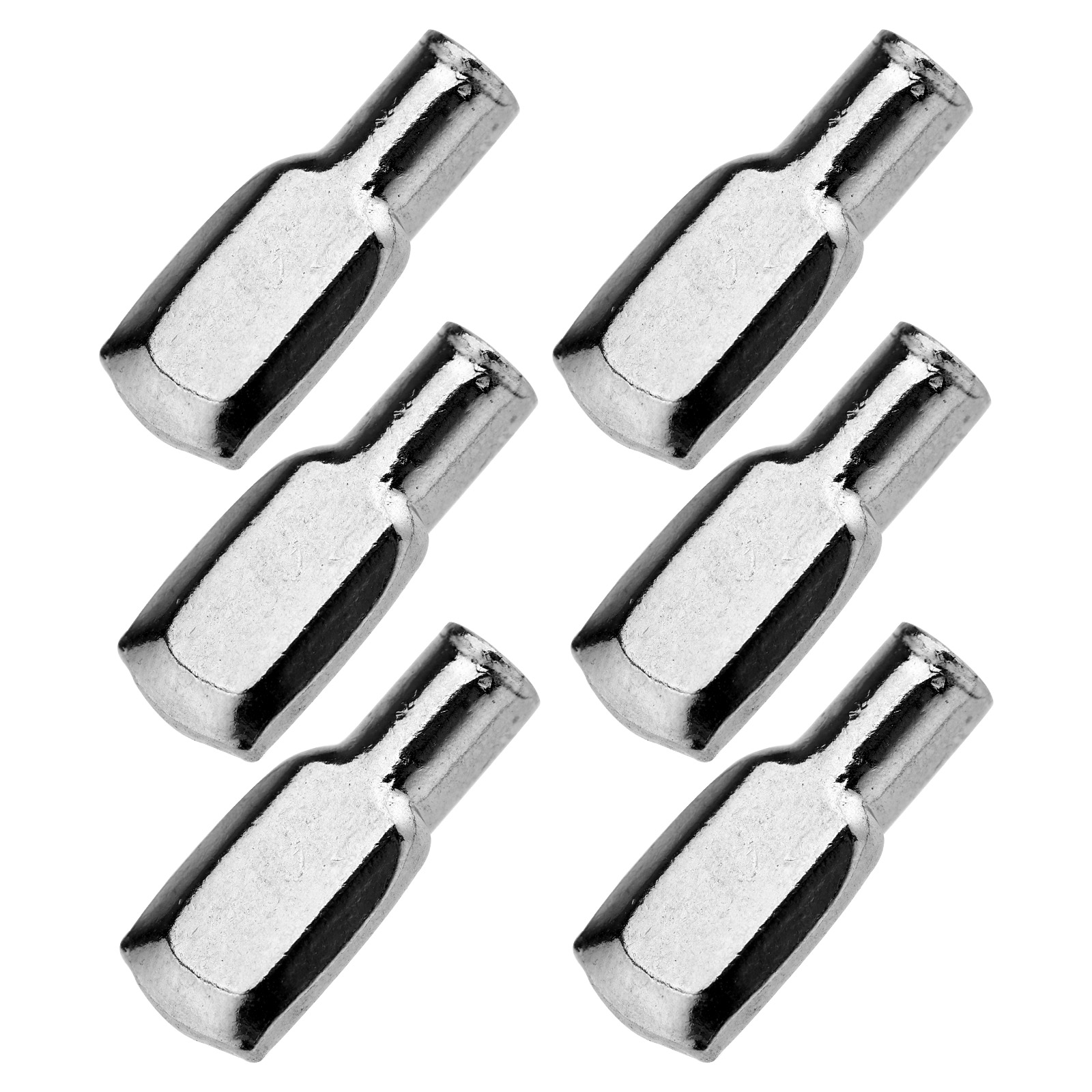 120x Metal Shelf Support Pegs Pins Spoon/Round Shape For Bookshelf
