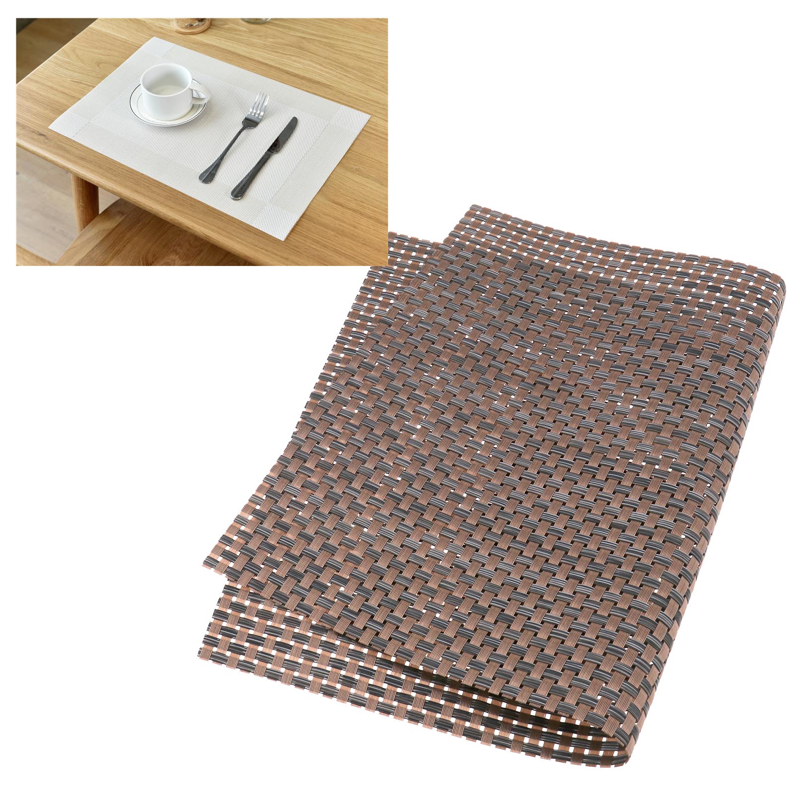 12pcs Table Mats Coffee Heatresistant Kitchen Insulation Placemat Washable eBay