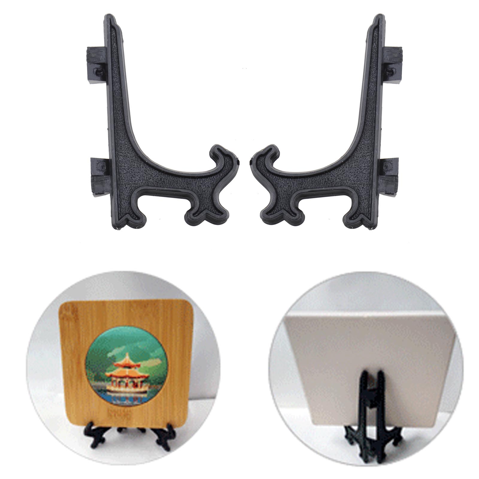 20x Decorative Plate Holder Pedestal Easel Display Holder Plate Photo Frame 3/"