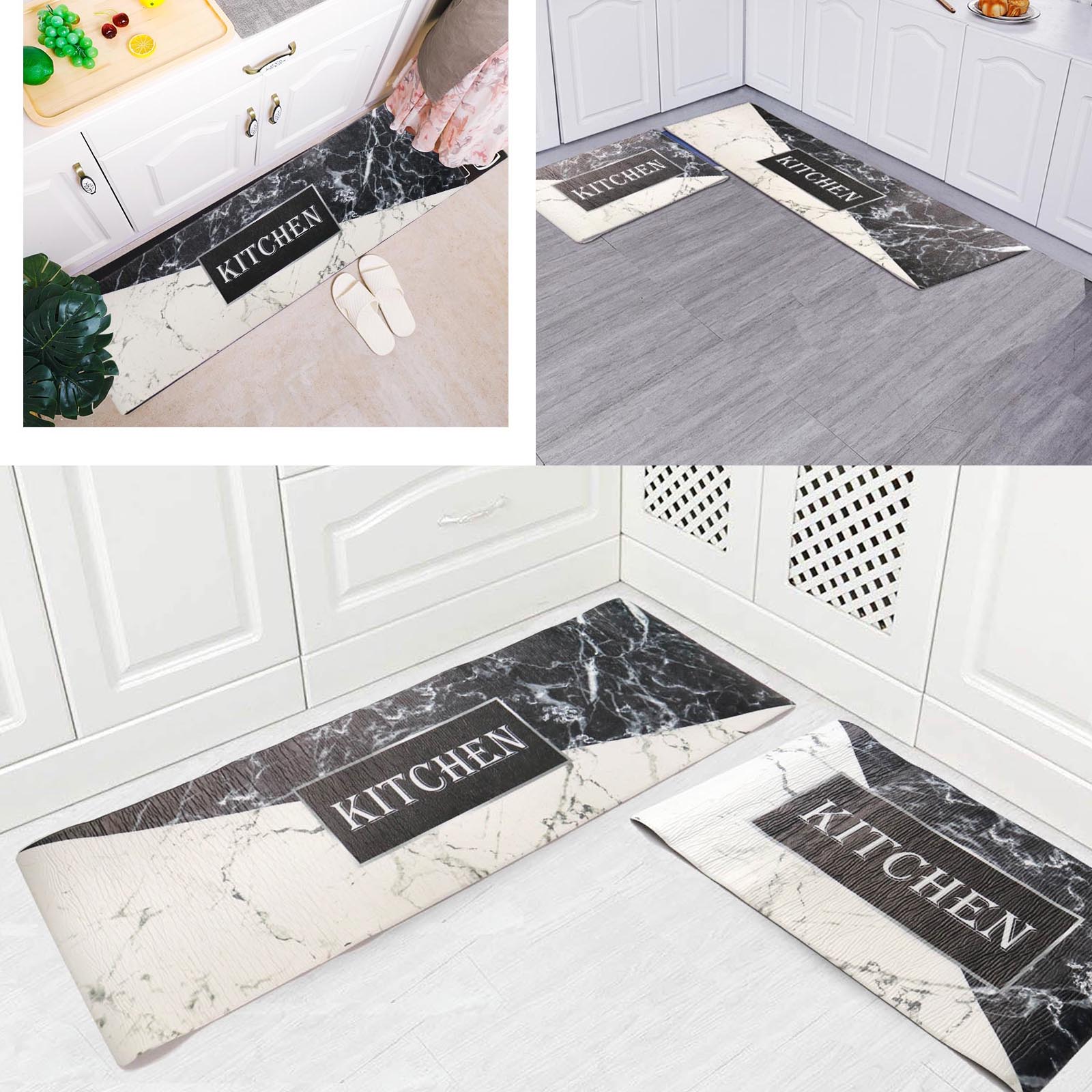 2x Bodenmatte Küche Küchen Matten Teppiche Indoor Outdoor 45*75cm&*45