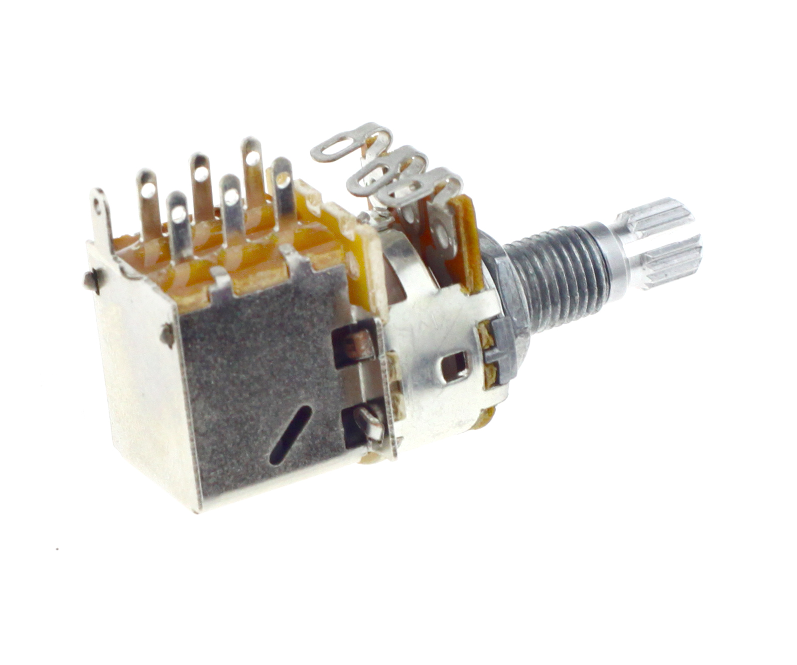 10 STÜCK TONPOTENTIOMETER A250k Für E-Gitarren, Potentiometer Mit