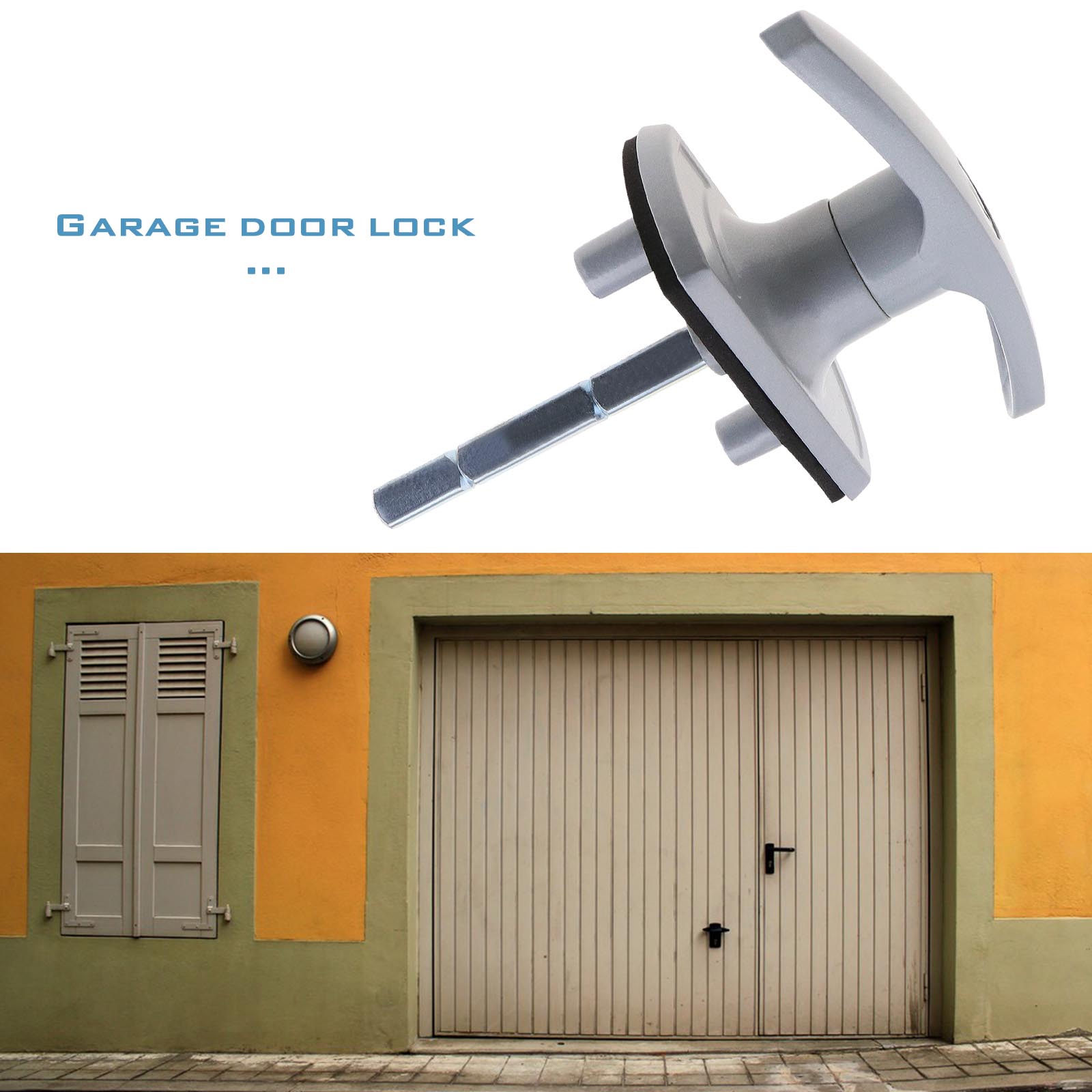 Garage Door THandle Lock Spares Repair Kit Silver 35mm for Cardale