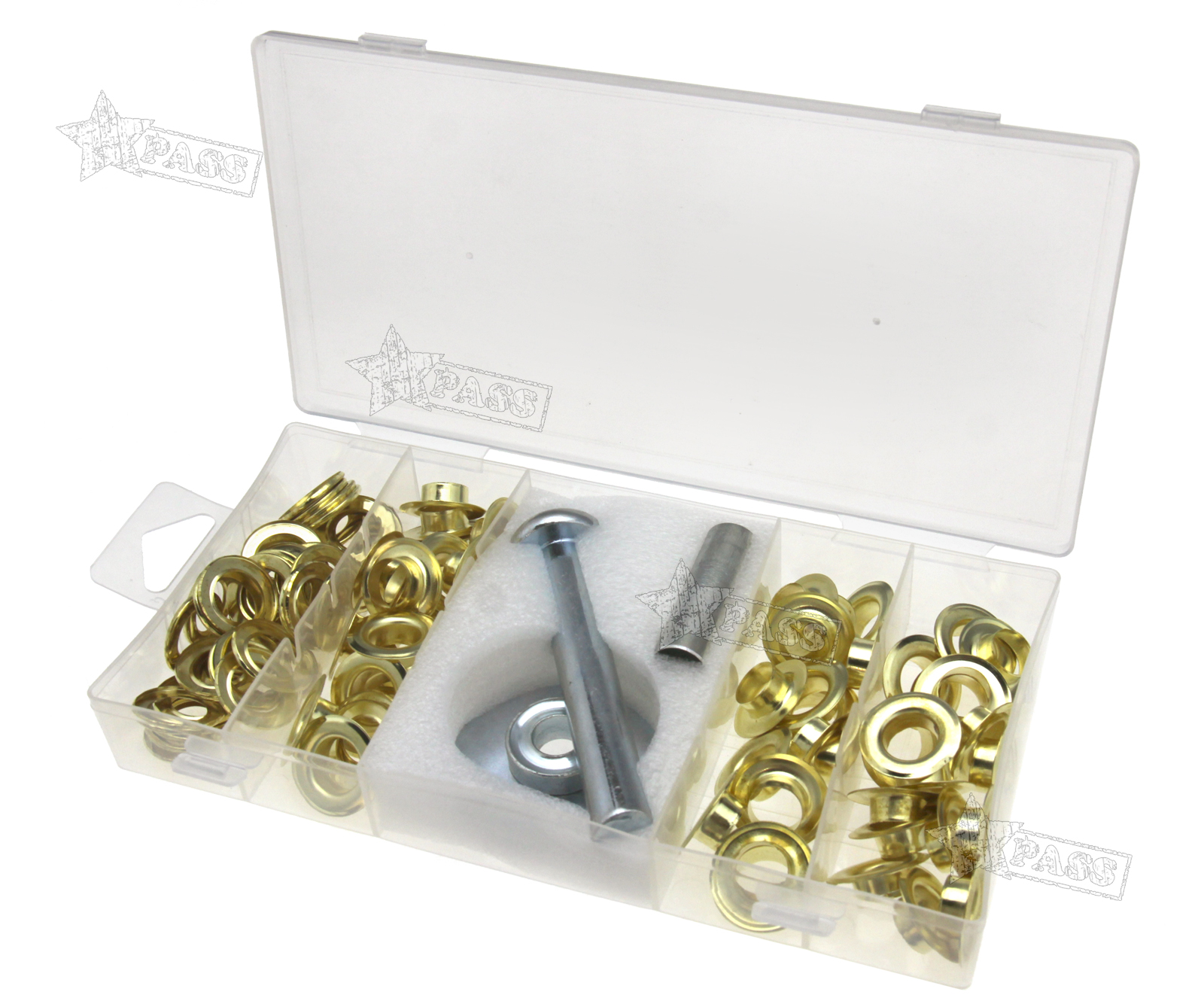 12mm Tents Tarps Shower Curtains Eyelets Grommets Tool 103pc Tarp