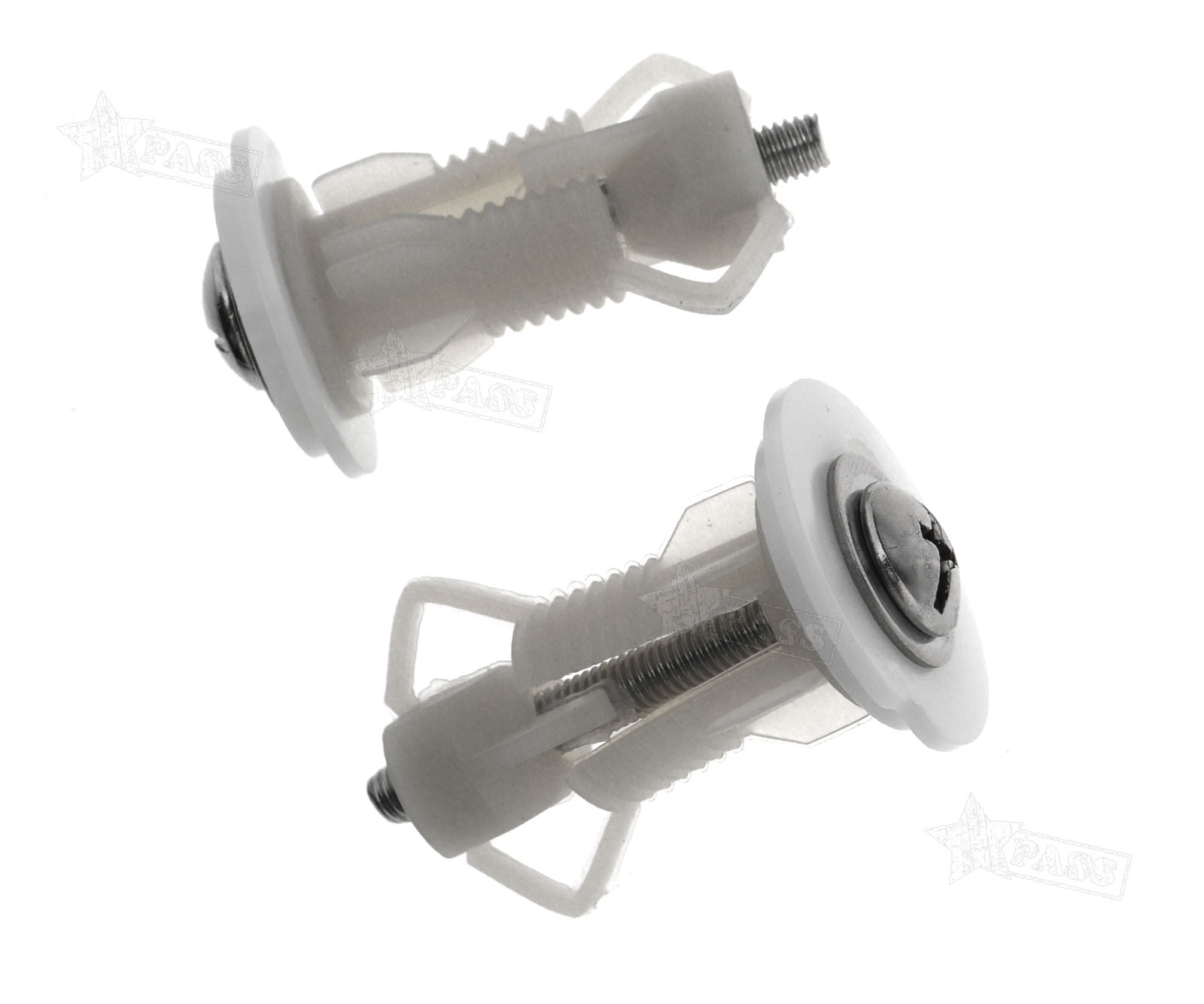 2pcs Toilet Top Cover Lid Seat Fixings WC Blind Hole Fitting Bolts