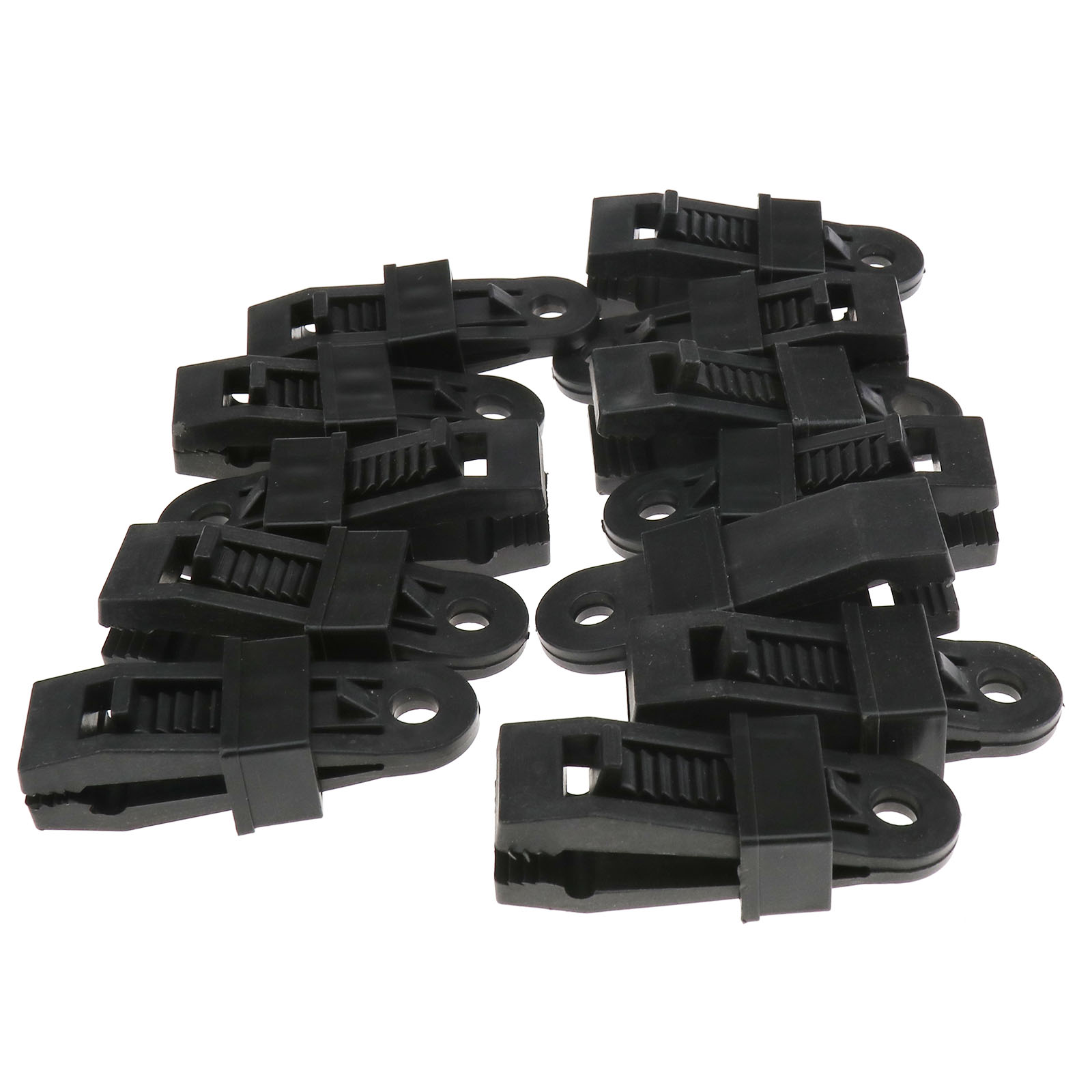 24 x Heavy Duty Tarp Clips Camping Tent Canvas Marine Clamp Sliding