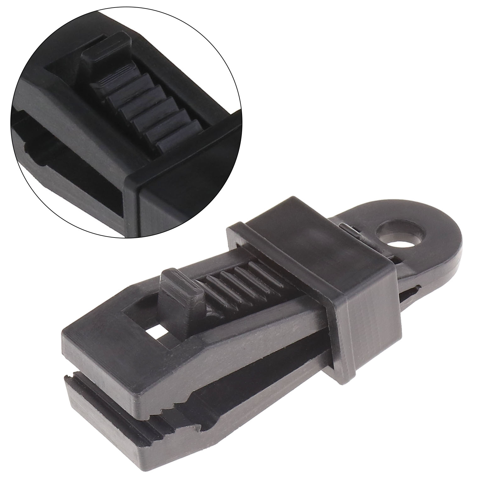 24 x Heavy Duty Tarp Clips Camping Tent Canvas Marine Clamp Sliding