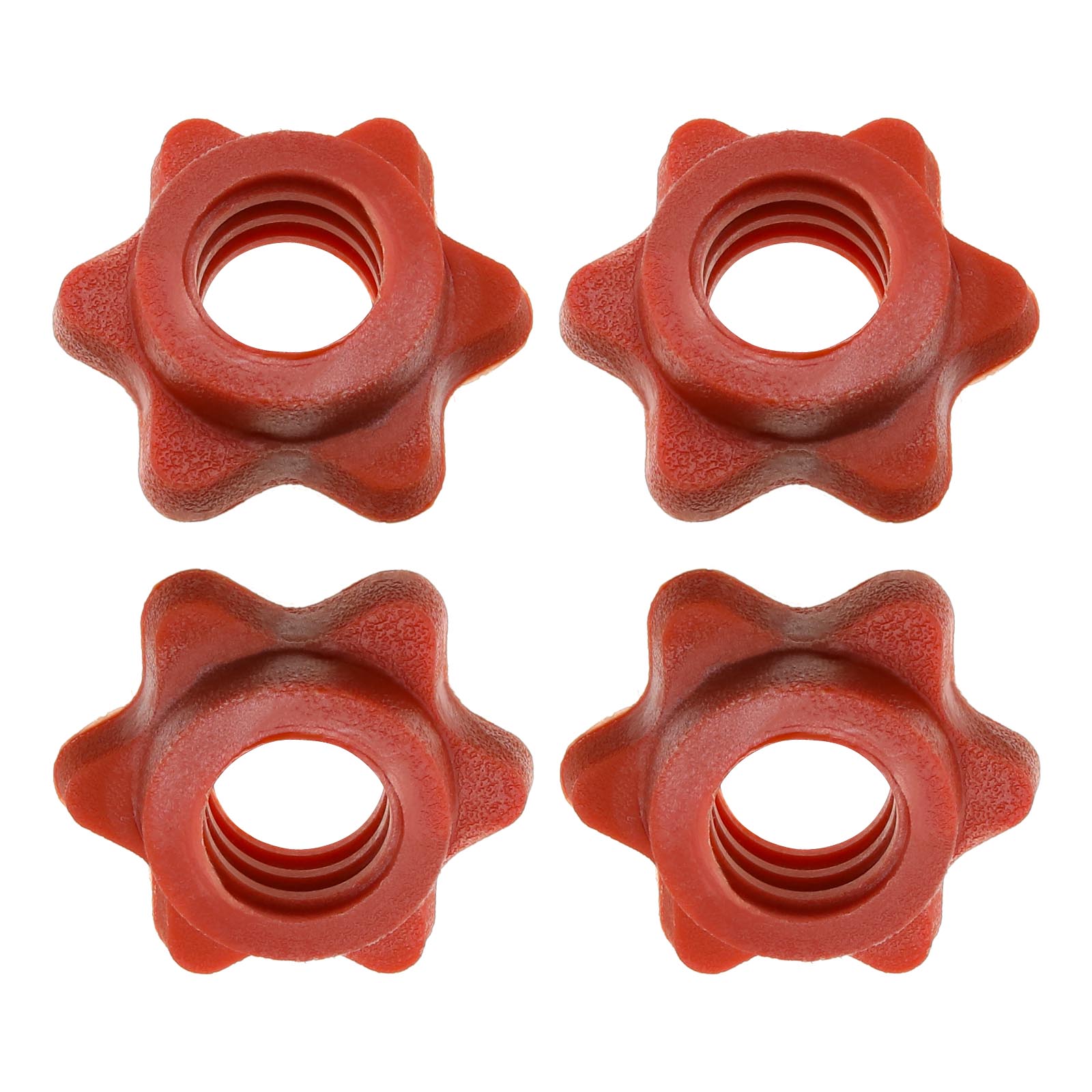 4pcs Vinyl Spinlock Collars For 1 Standard Weight Lifting Barbells Dumbbell Bar Strength Training Weights Dumbbells Cavom Net