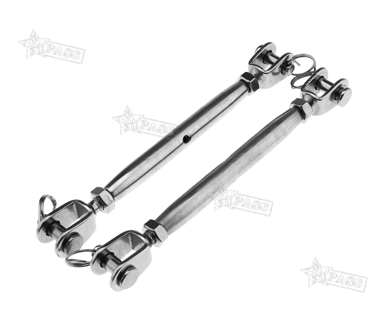 5//16” 316 STAINLESS STEEL Jaw Jaw Closed Body Turnbuckle 8mm Rigging Screw