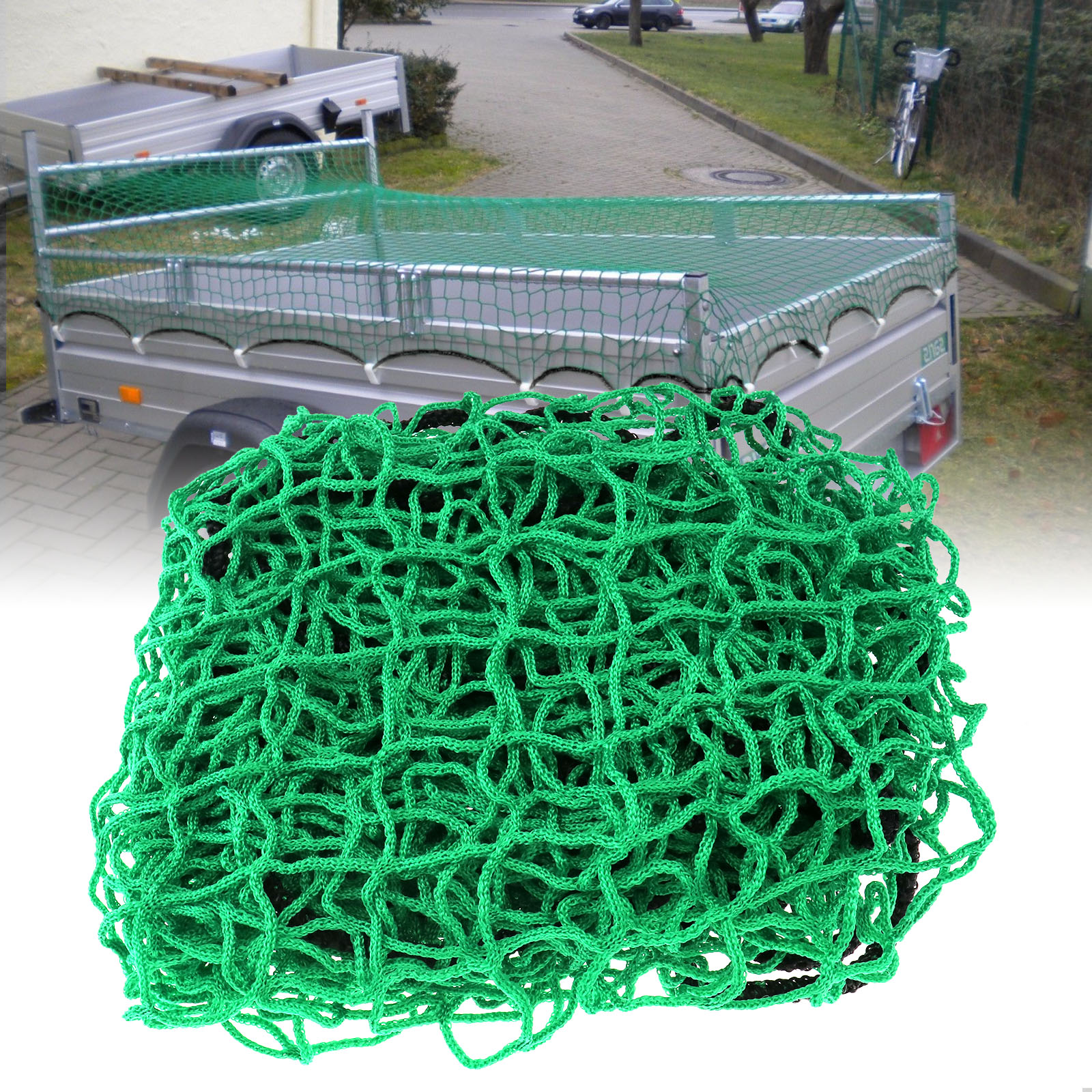 Strong Cargo Net Heavy Duty Garden Scramble Netting Car Trailer Skip