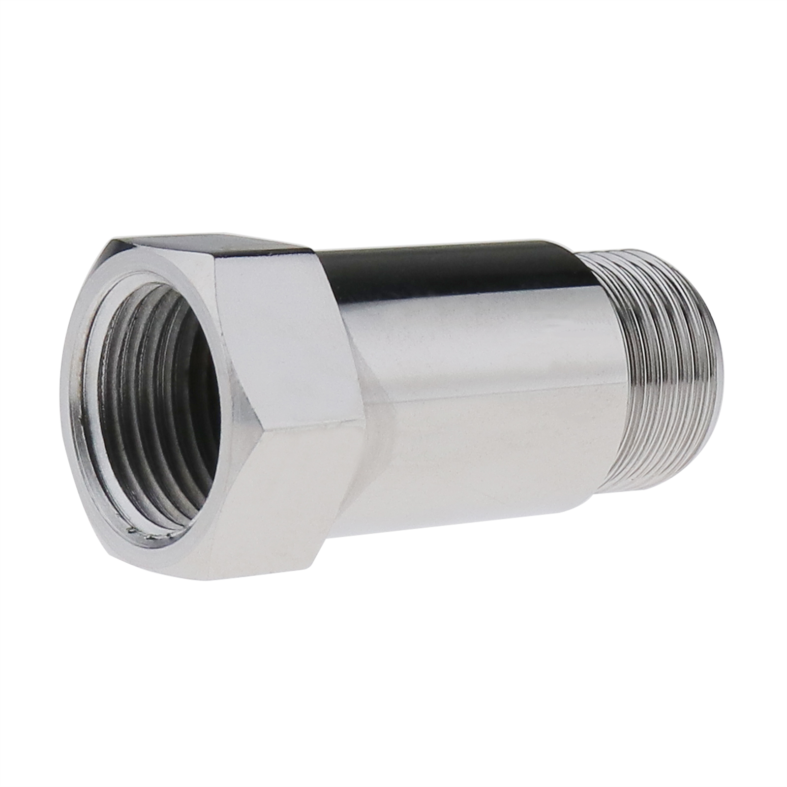 2PCS O2 Oxygen Sensor Extension Spacer Straight CEL Fix Kit 45mm M18 x