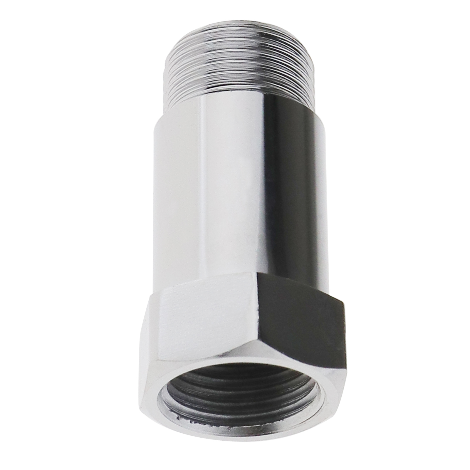 2PCS O2 Oxygen Sensor Extension Spacer Straight CEL Fix Kit 45mm M18 x