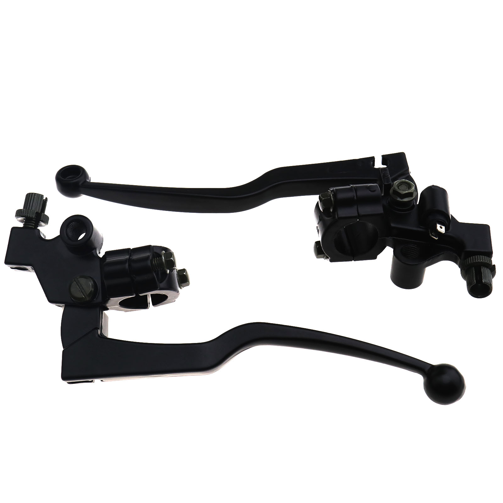 For Honda CG 125 Replacement Brake& Clutch Lever Set Pair Black LEFT