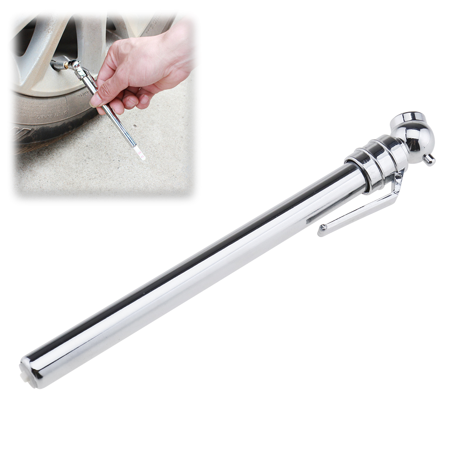 Accurate Tyre Pressure Gauge Pen Auto Bike Car Motor tool 550 PSI 03.