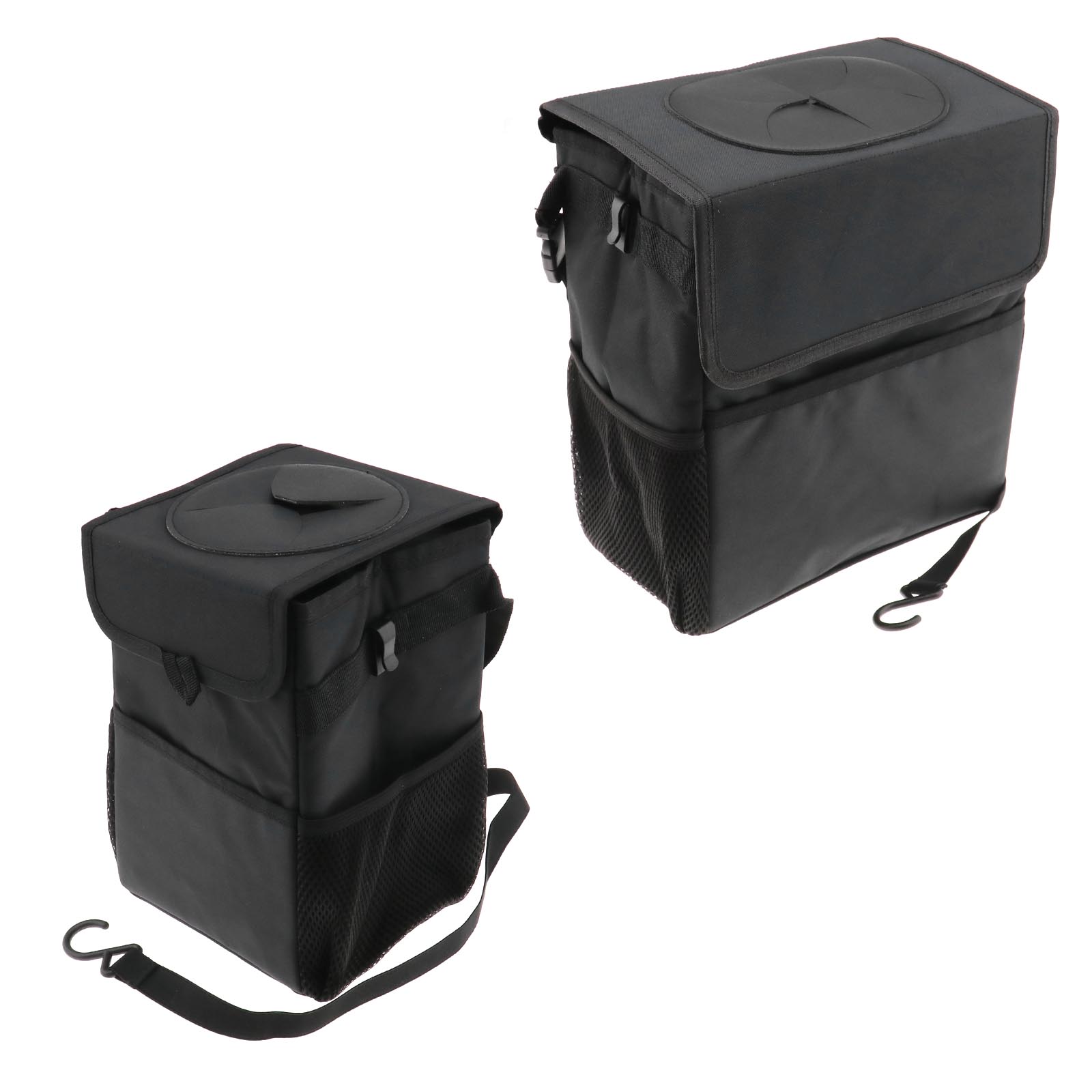 Details About 6l 12l Portable Waterproof Car Drive Garbage Trash Litter Rubbish Bin Can Bag