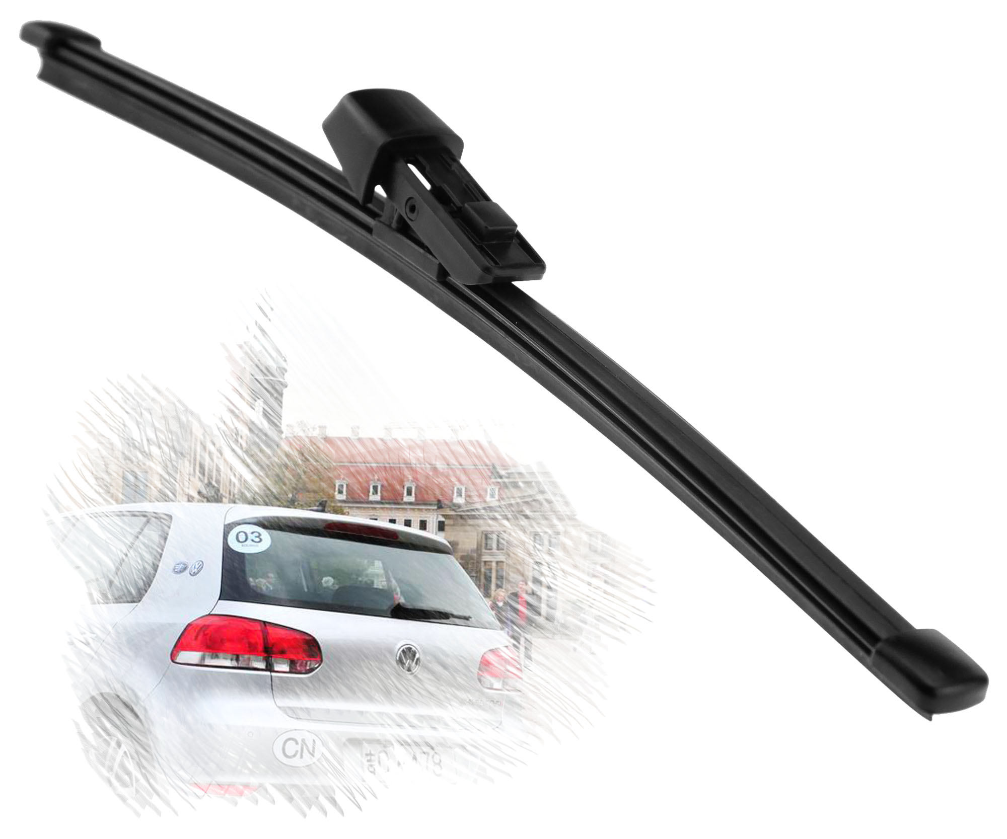 11"/280 mm Auto Car Rear Windscreen Wiper Blade For Golf MK6 from 2009