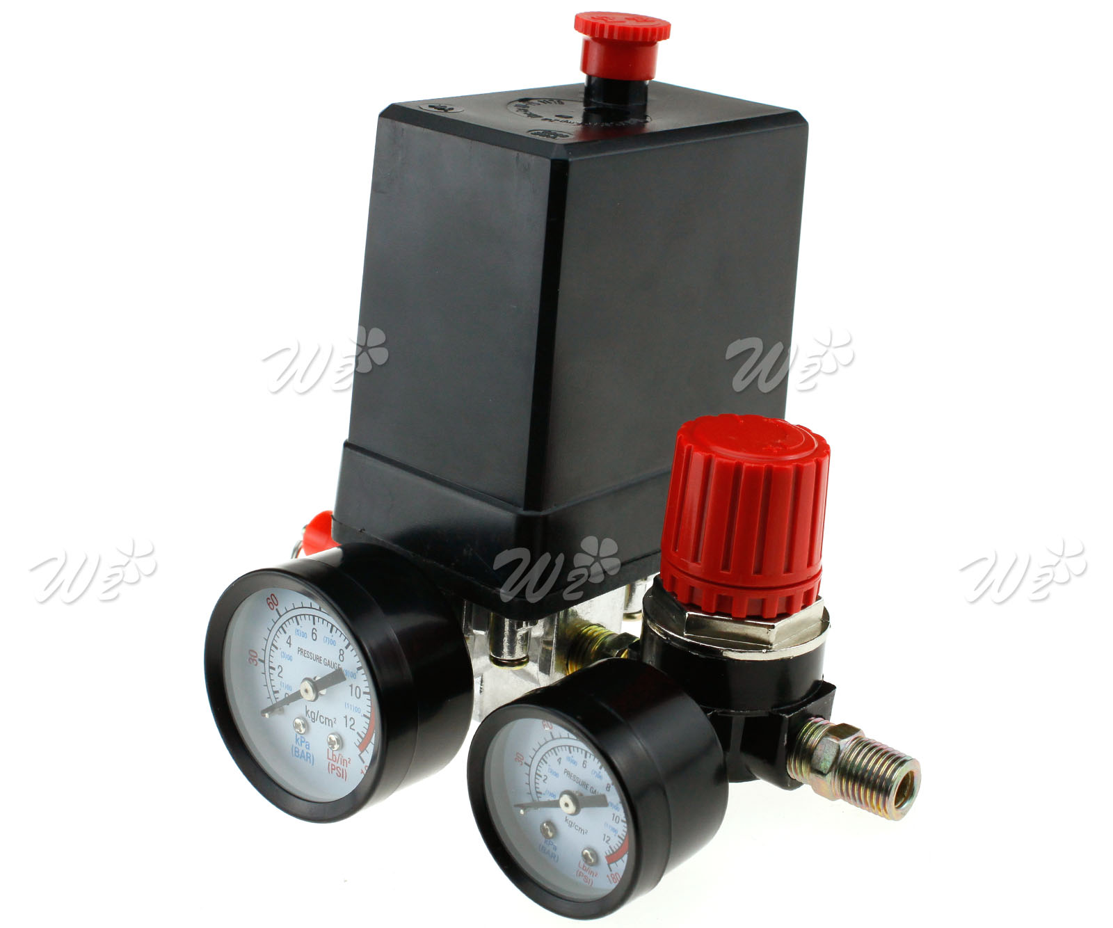 THREE PHASE COMPRESSOR Pressure Switch 175psi+Air Regulator*Gauge