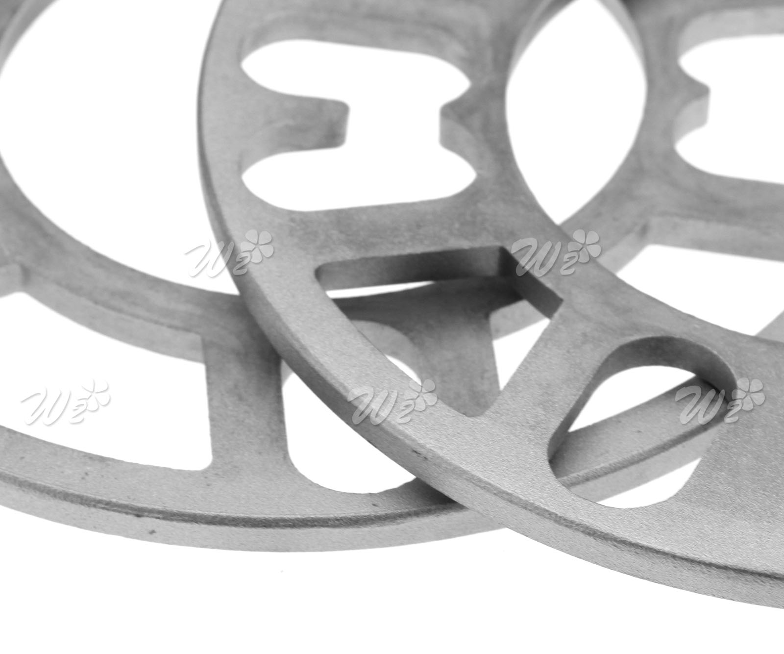 4X 5MM ALLOY WHEEL SPACERS SHIMS SPACER UNIVERSAL 4 AND 5 STUD FIT