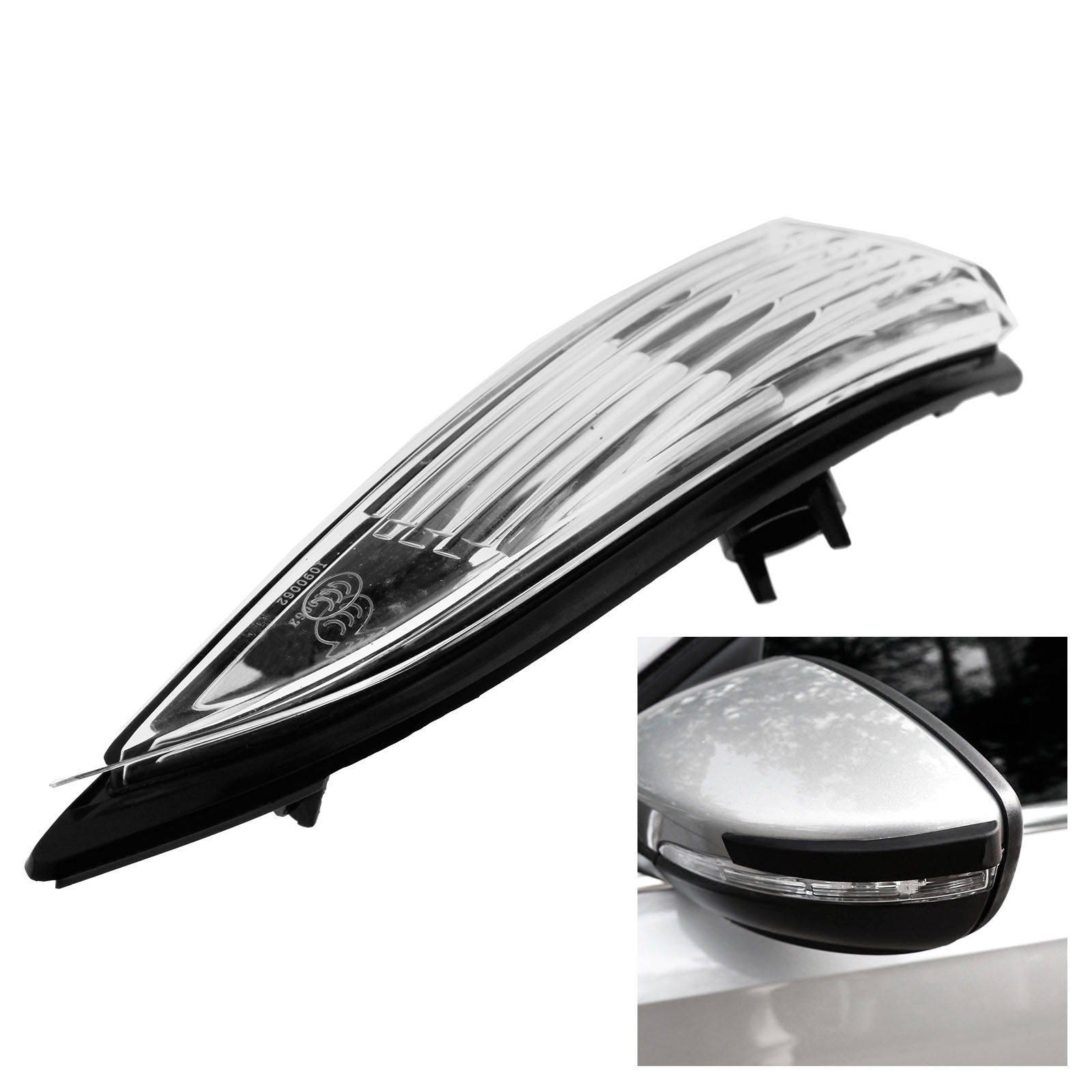 Door Wing Mirror Indicator Cover Left Driver Side for Ford Fiesta MK7 MK8