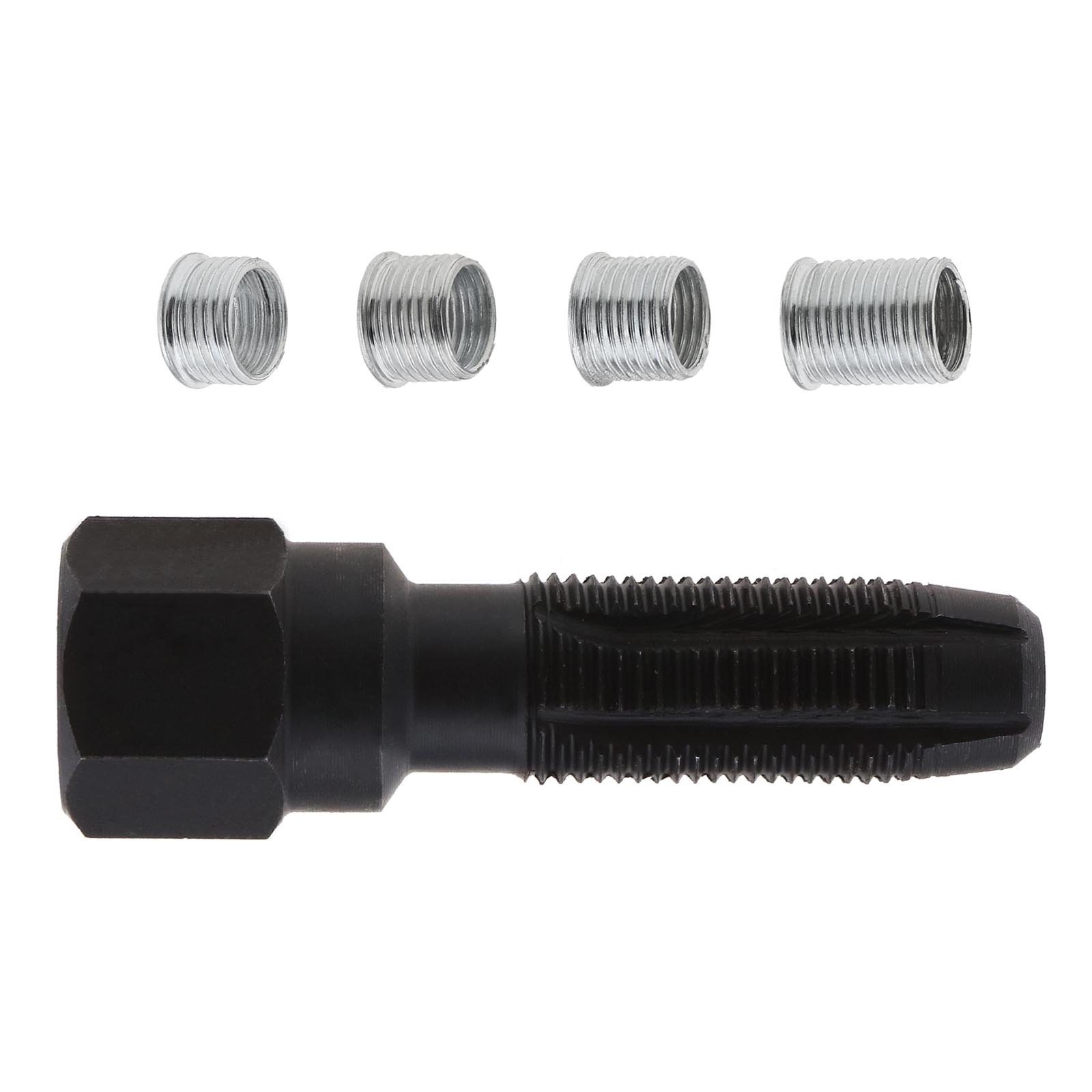 Helicoil Thread Insert Reamer Tap Repair Kit 14MM Spark Plug with 4