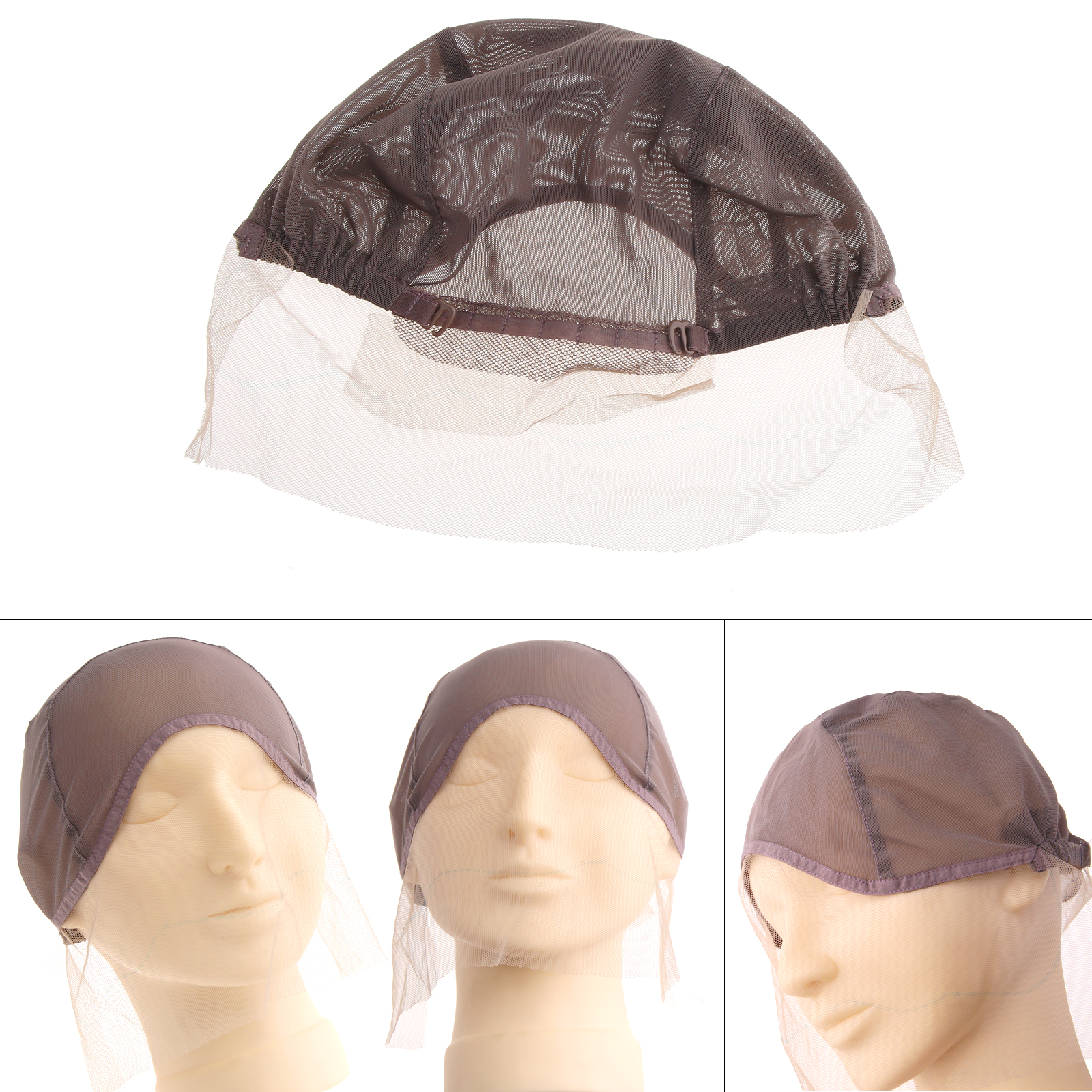 Adjustable Lace Front Wig Cap Making Weave Elastic Hair Net Mesh