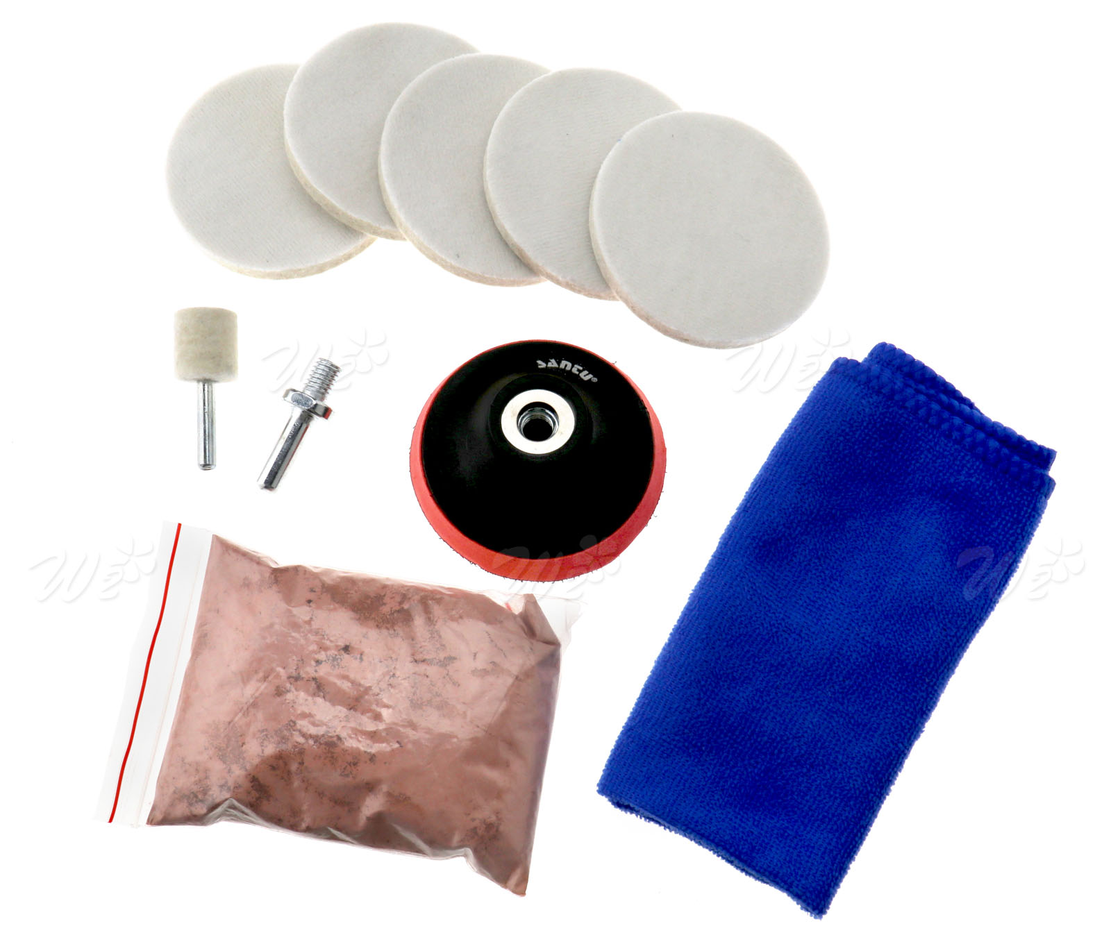 10 x 3" Wheel Pad Cerium Oxide Windscreen Scratch Remover Glass