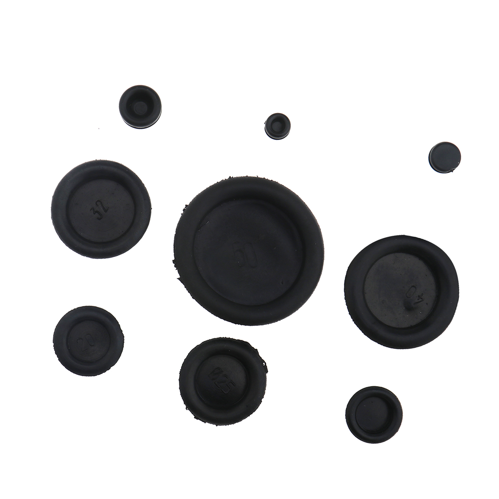 Switch Electronics 6mm To 50mm Cable Open Wiring Grommet – Black PVC