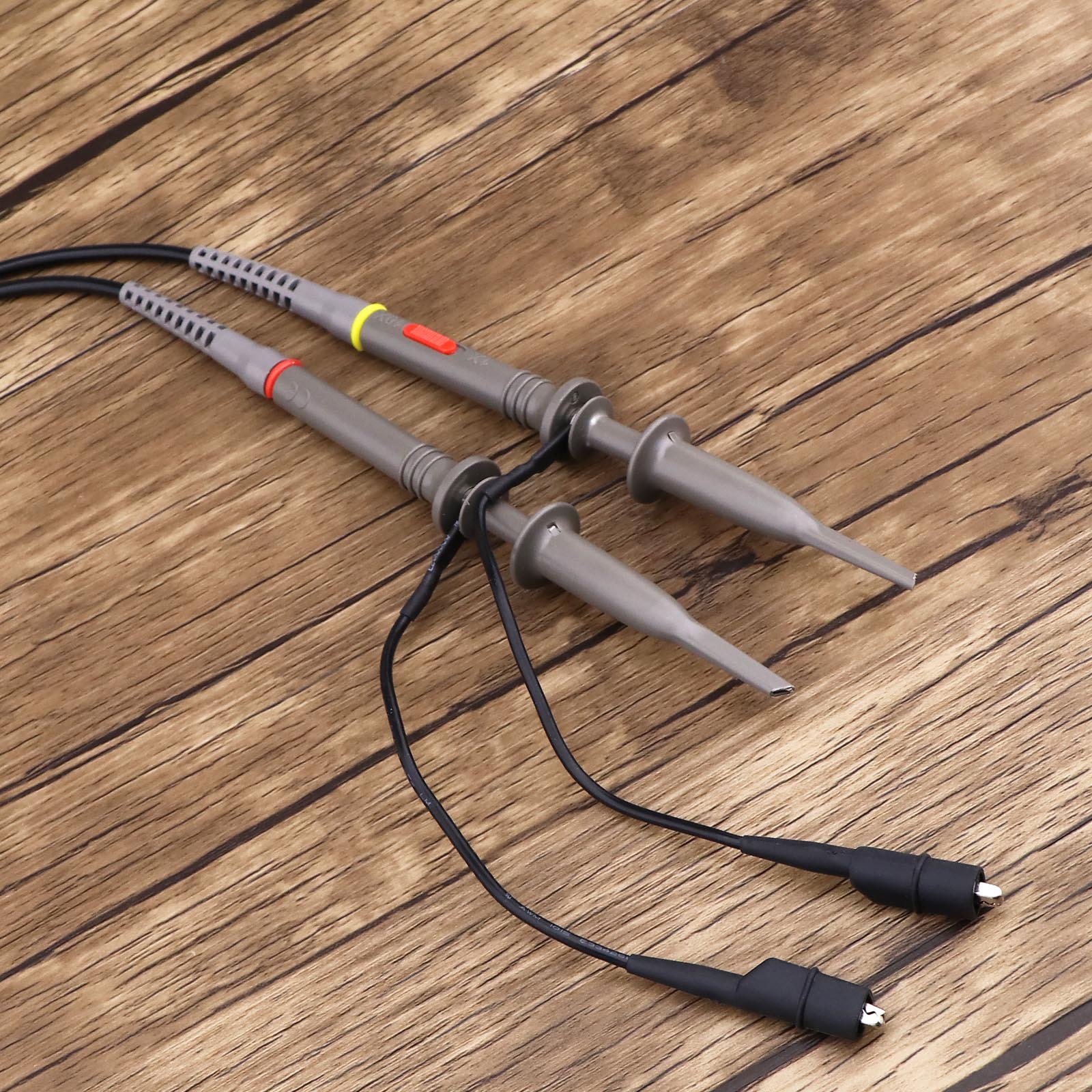 100MHz Oscilloscope Scope Clip Test Lead Probes Kit Probe P6100