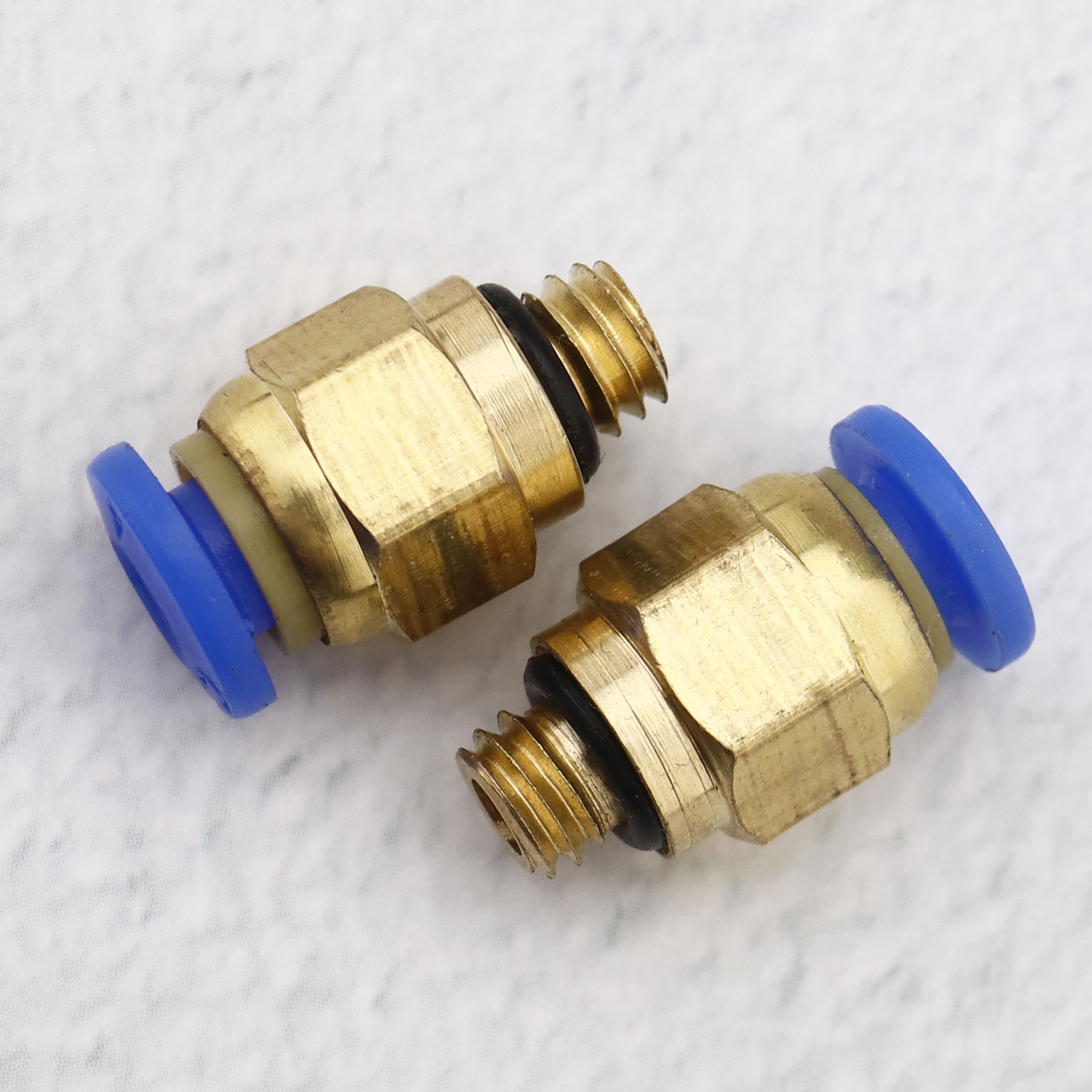 20x PC4M10 Straight Pneumatic Fitting Push to Connect & PC4M6 Quick