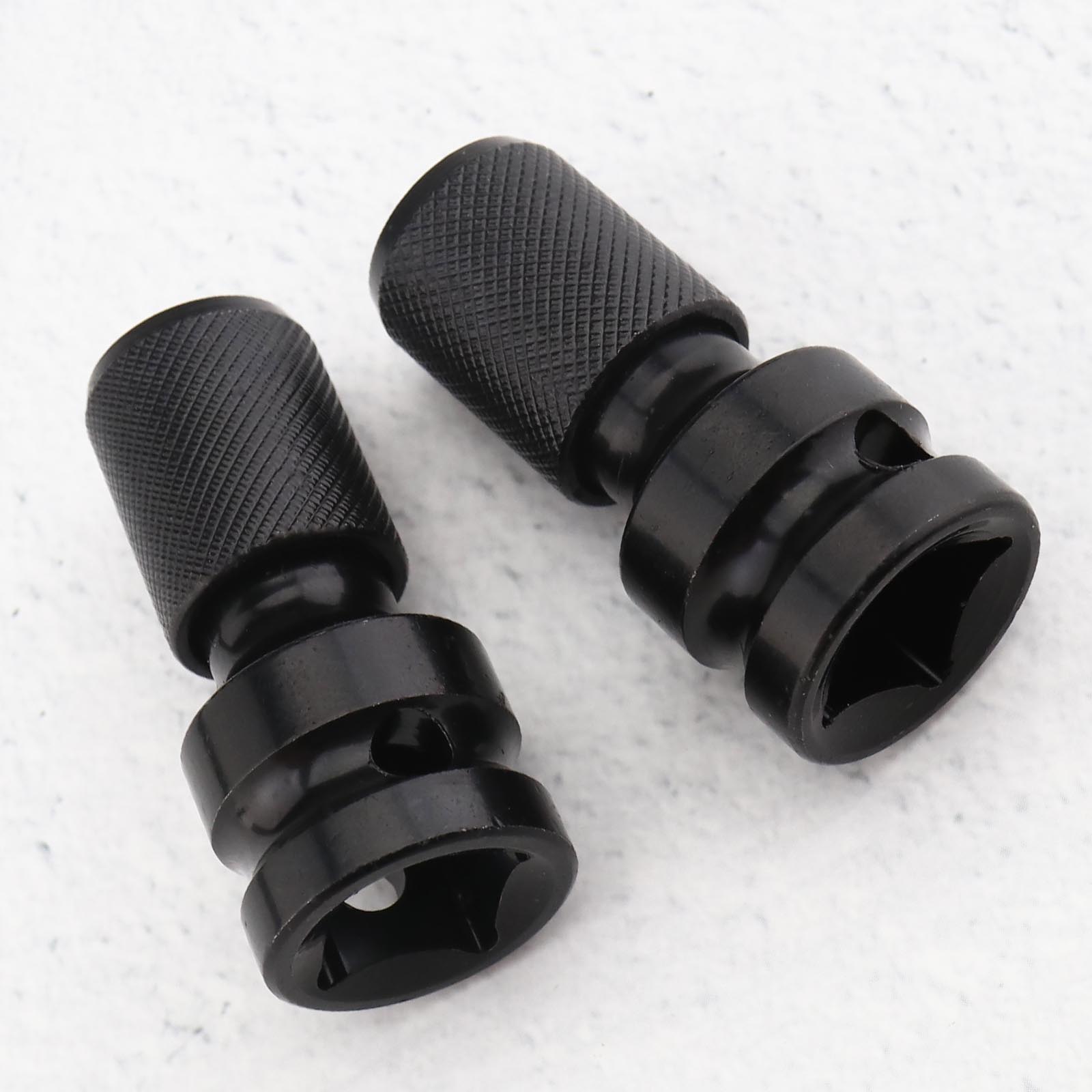 2x Quick Release 1/2" Square Drive to 1/4" Hex Female Socket Adapter