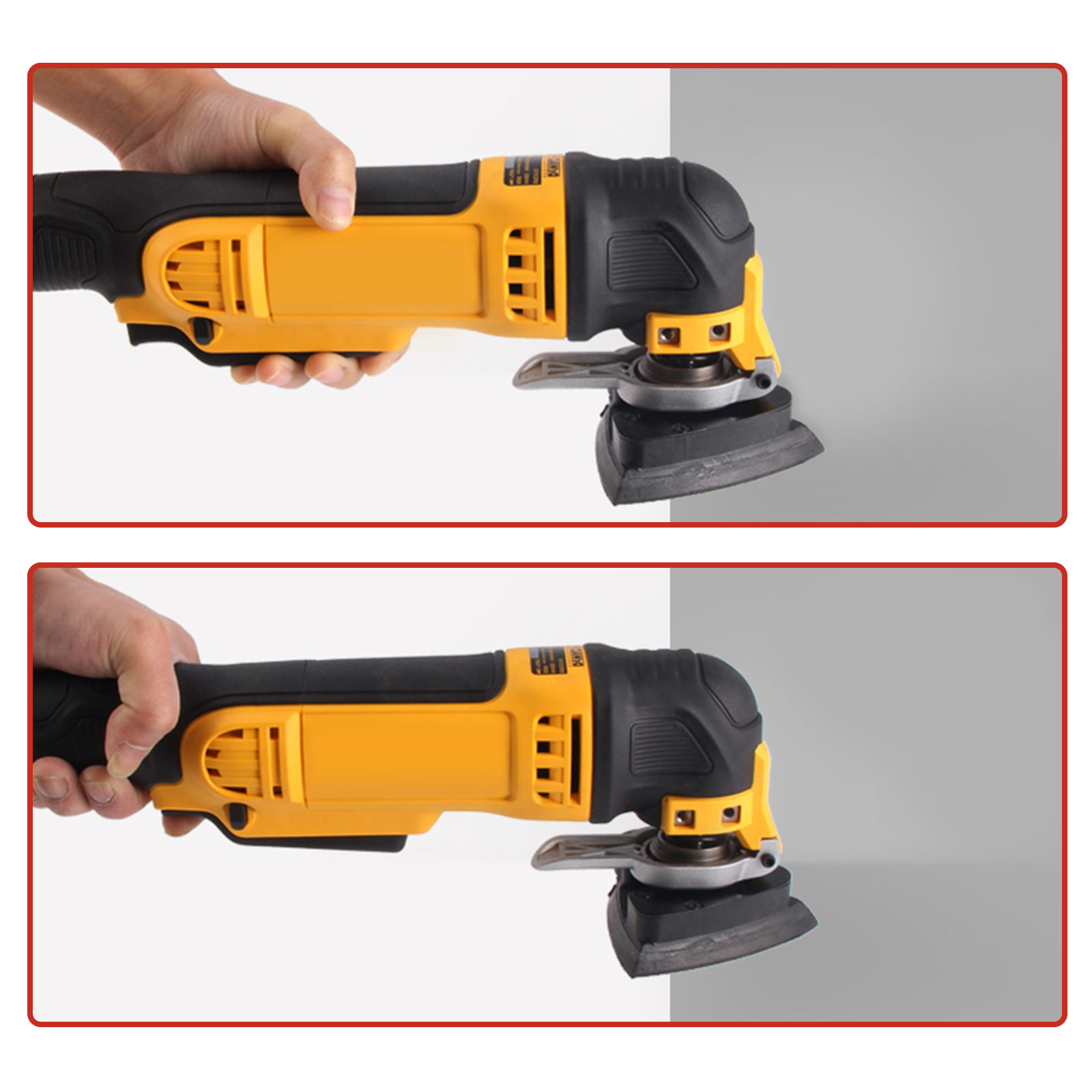 2x Triangular Sanding Pads 90mm Oscillating Multitools Accessories for