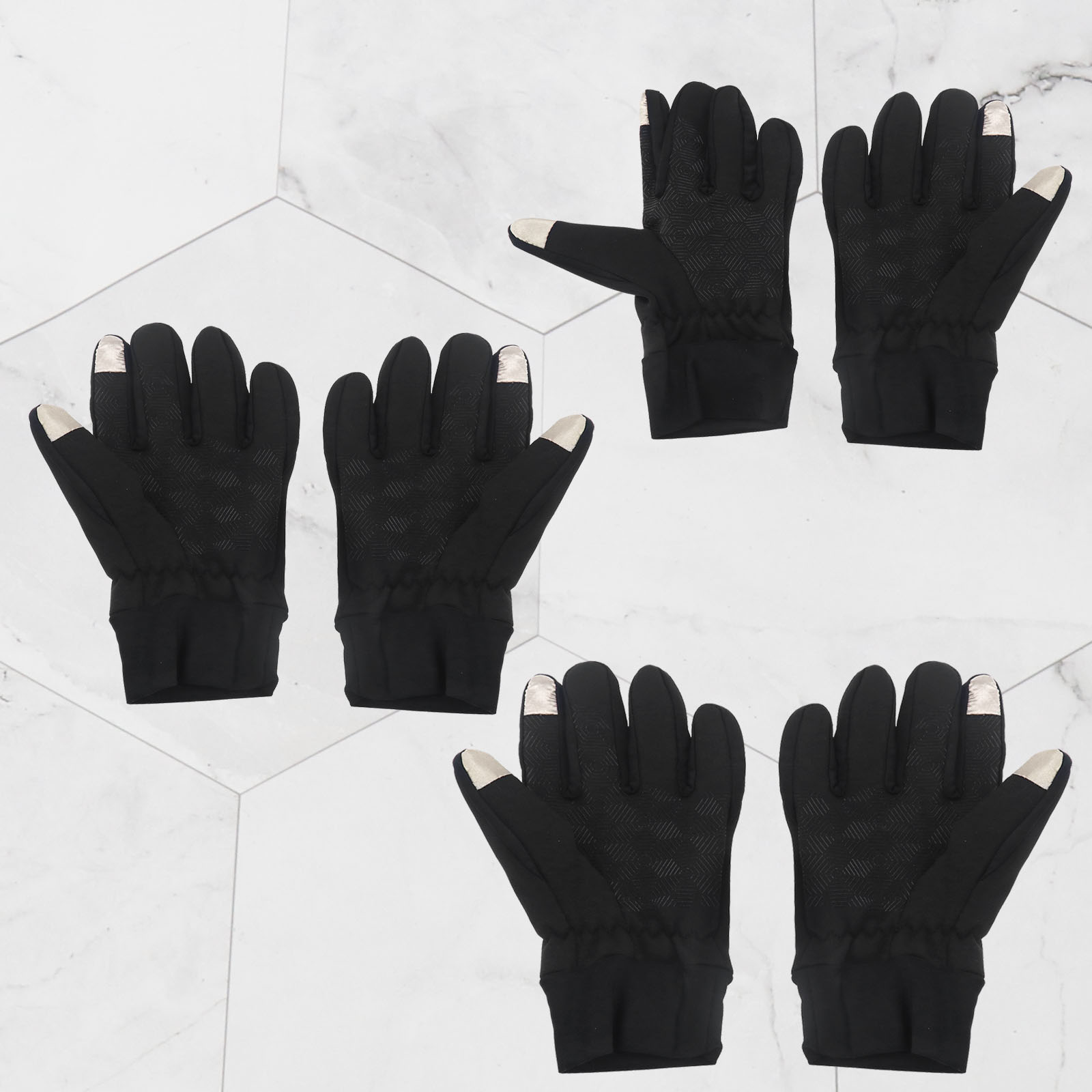 Men Male Warm Fleece Lined Thermal Knitted Gloves Touchscreen Winter Outdoor lot