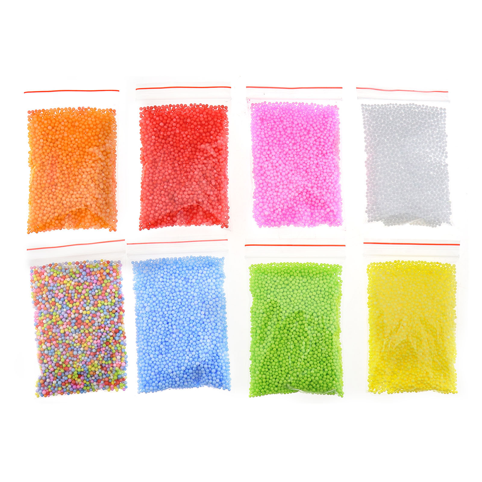 8 Styrofoam Polystyrene Filler Foam Beads Colors Wholelsale Assorted