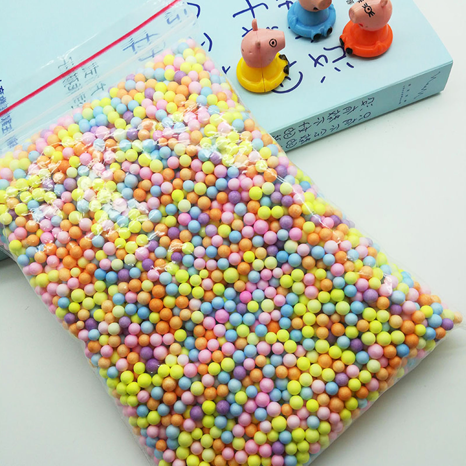 8 Styrofoam Polystyrene Filler Foam Beads Colors Wholelsale Assorted