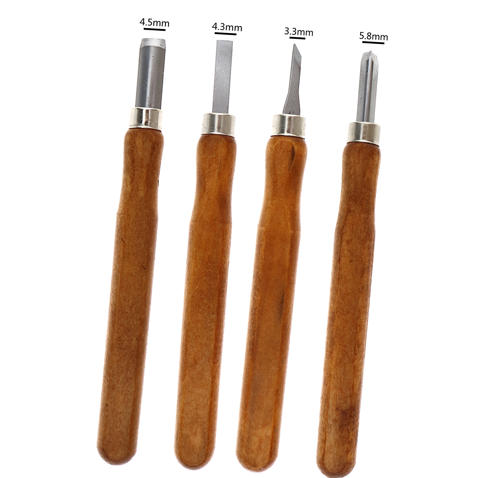 12 Wood Carving Handle Carving Tools Set With Different Sizes