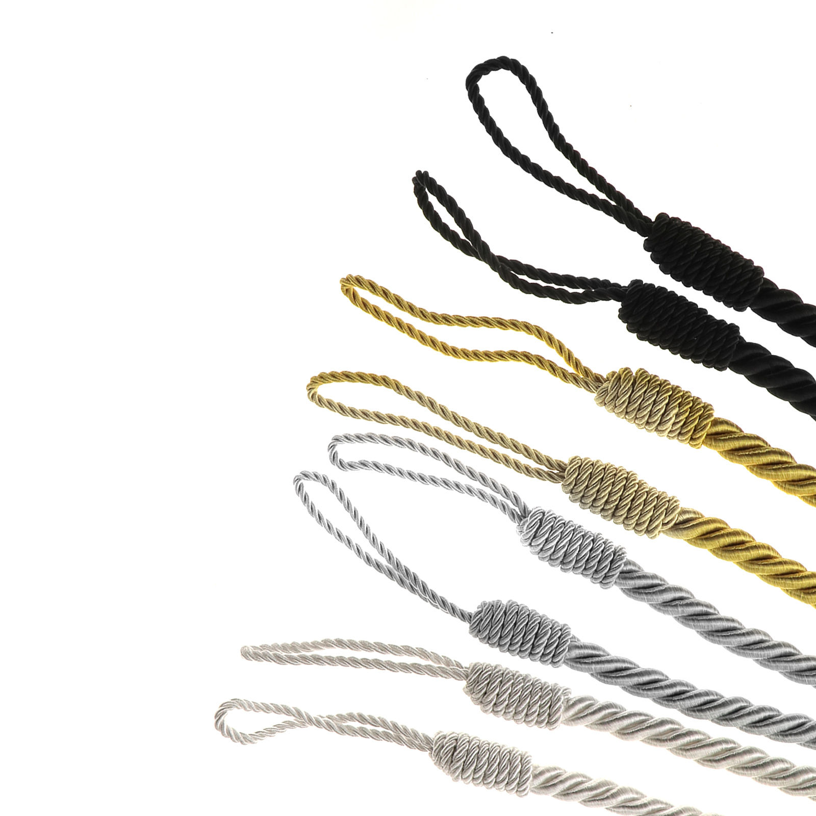 2pcs Gardinen Raffhalter Seilhalter Vorhang Deko Kordel