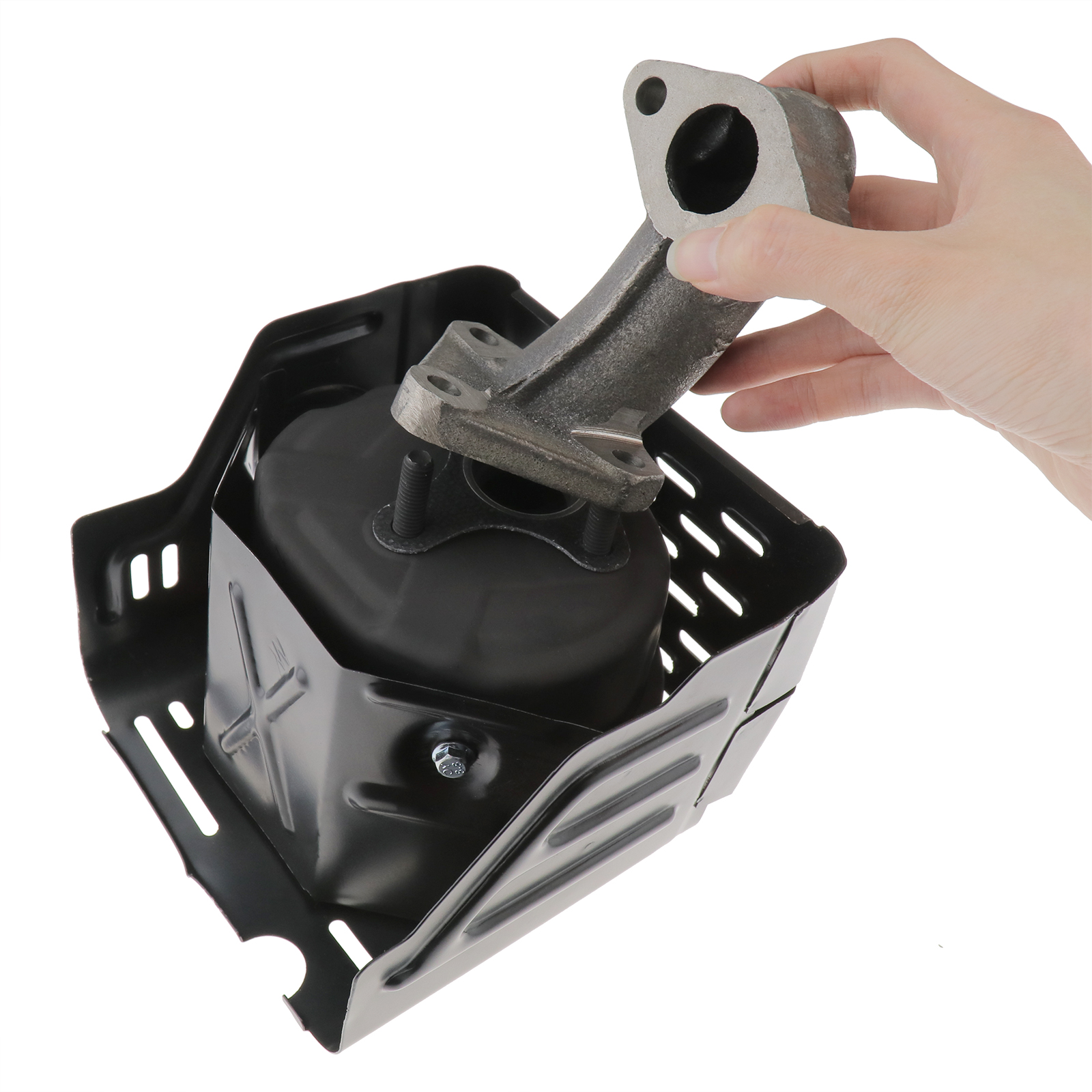 Home & Garden Home Lawn Mowers Exhaust Muffler Assembly Head Shield