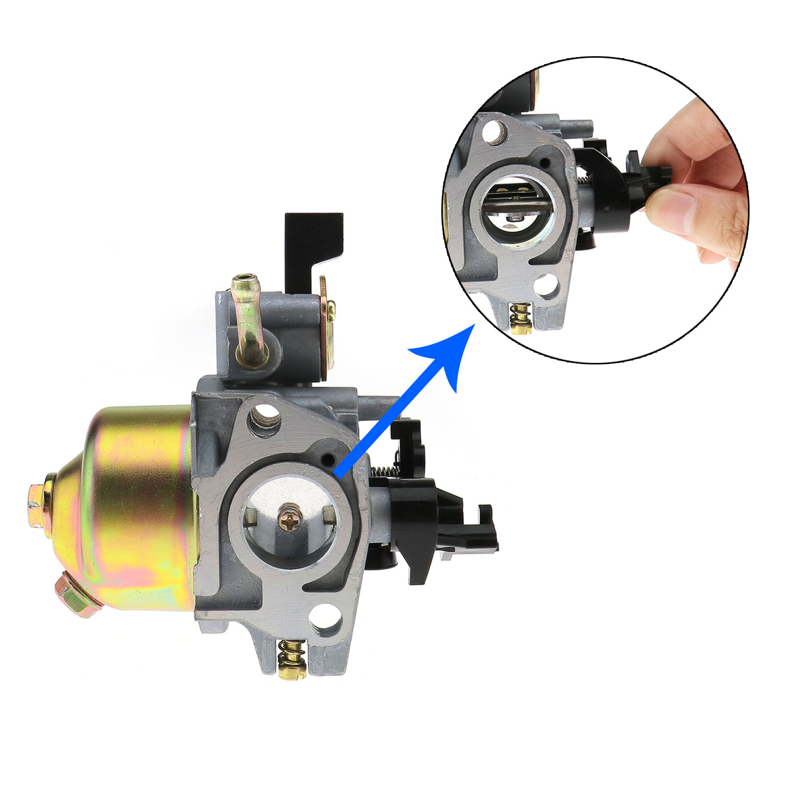 Carburettor Carburetor Carb For Honda GXV160 HR216 Lawn Mower w/ Fuel