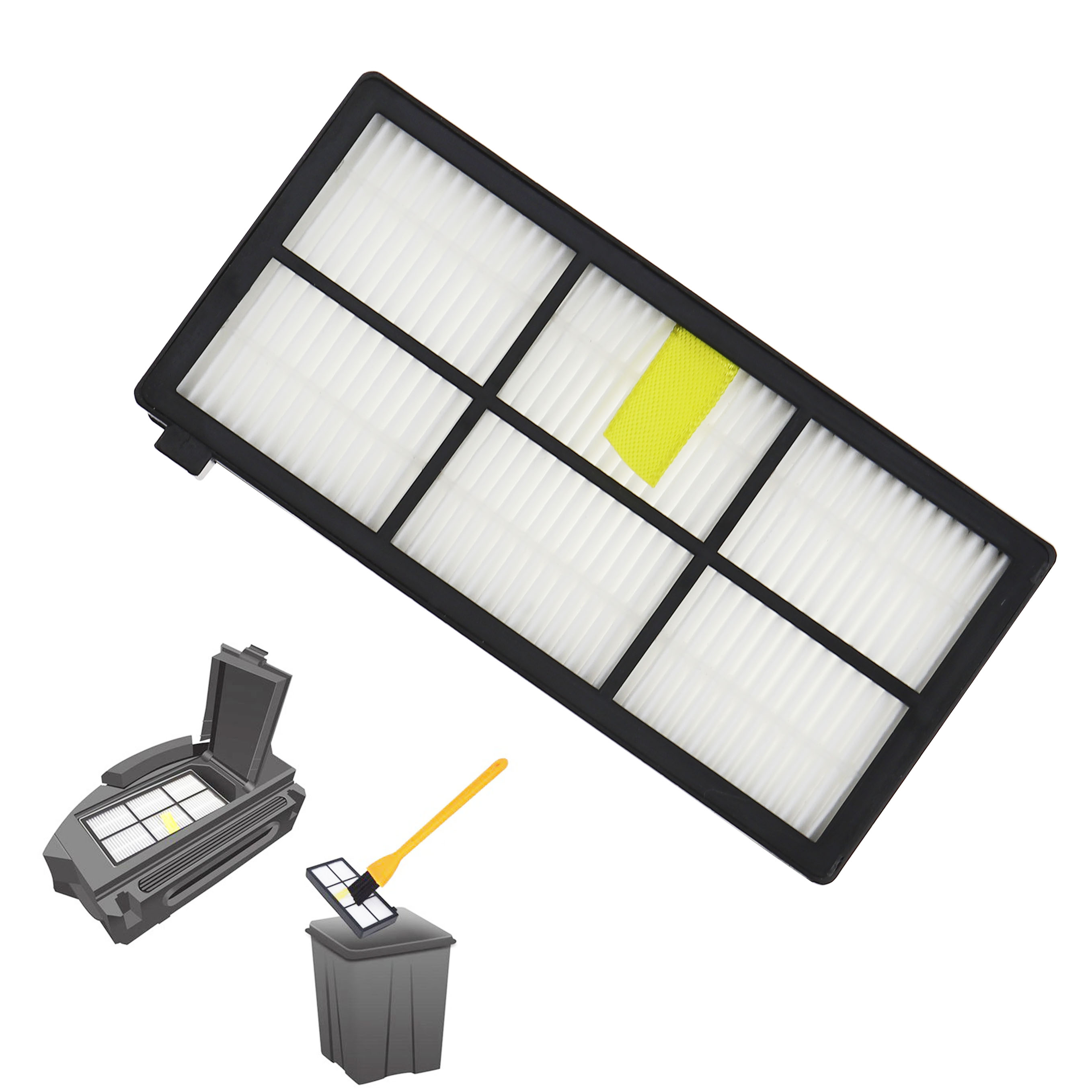 10Pcs HEPA Cleaner Filter For iRobot Roomba 800 870 880 980 900 Series