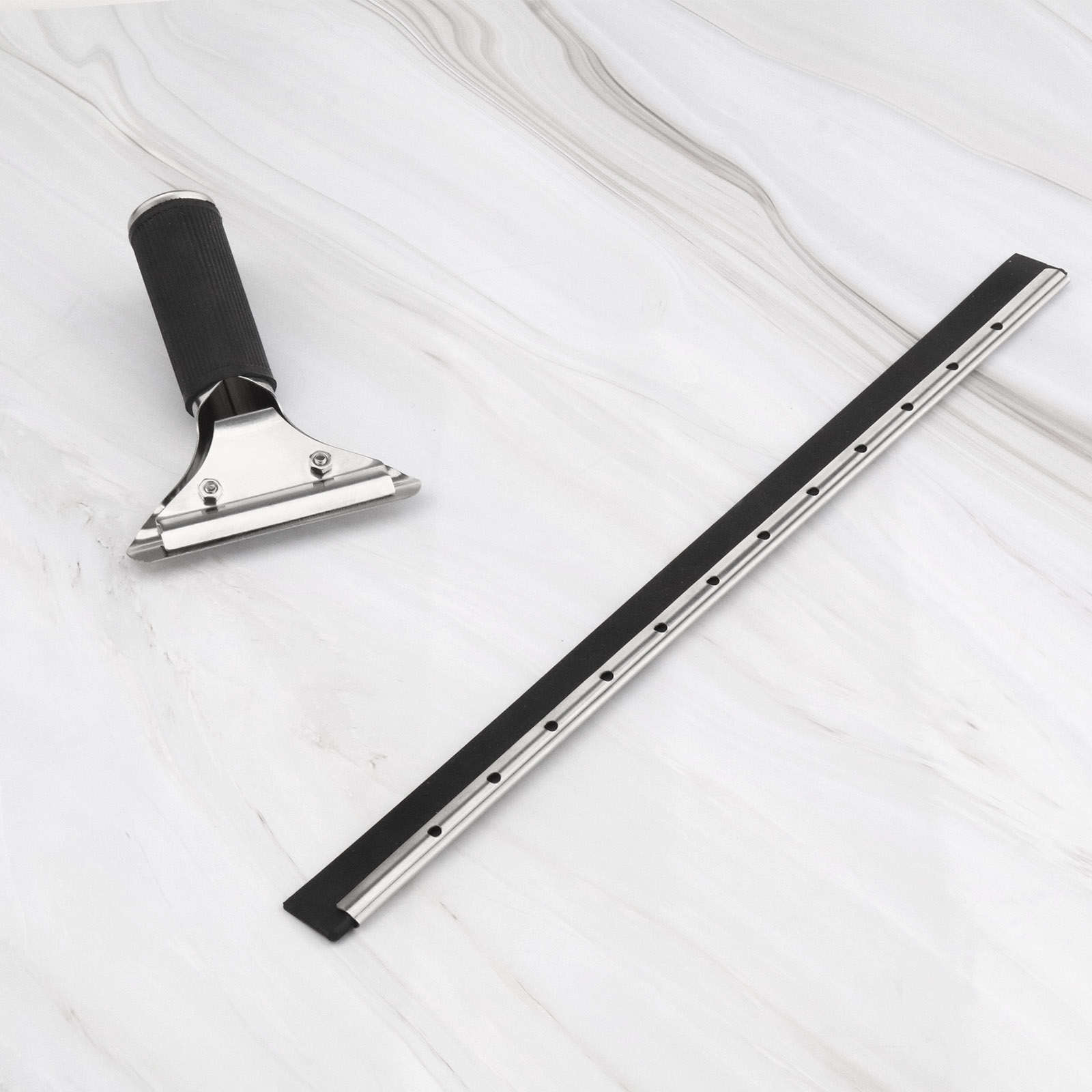 35CM STAINLESS STEEL Window Clean Squeegee Window Glass Blade Household