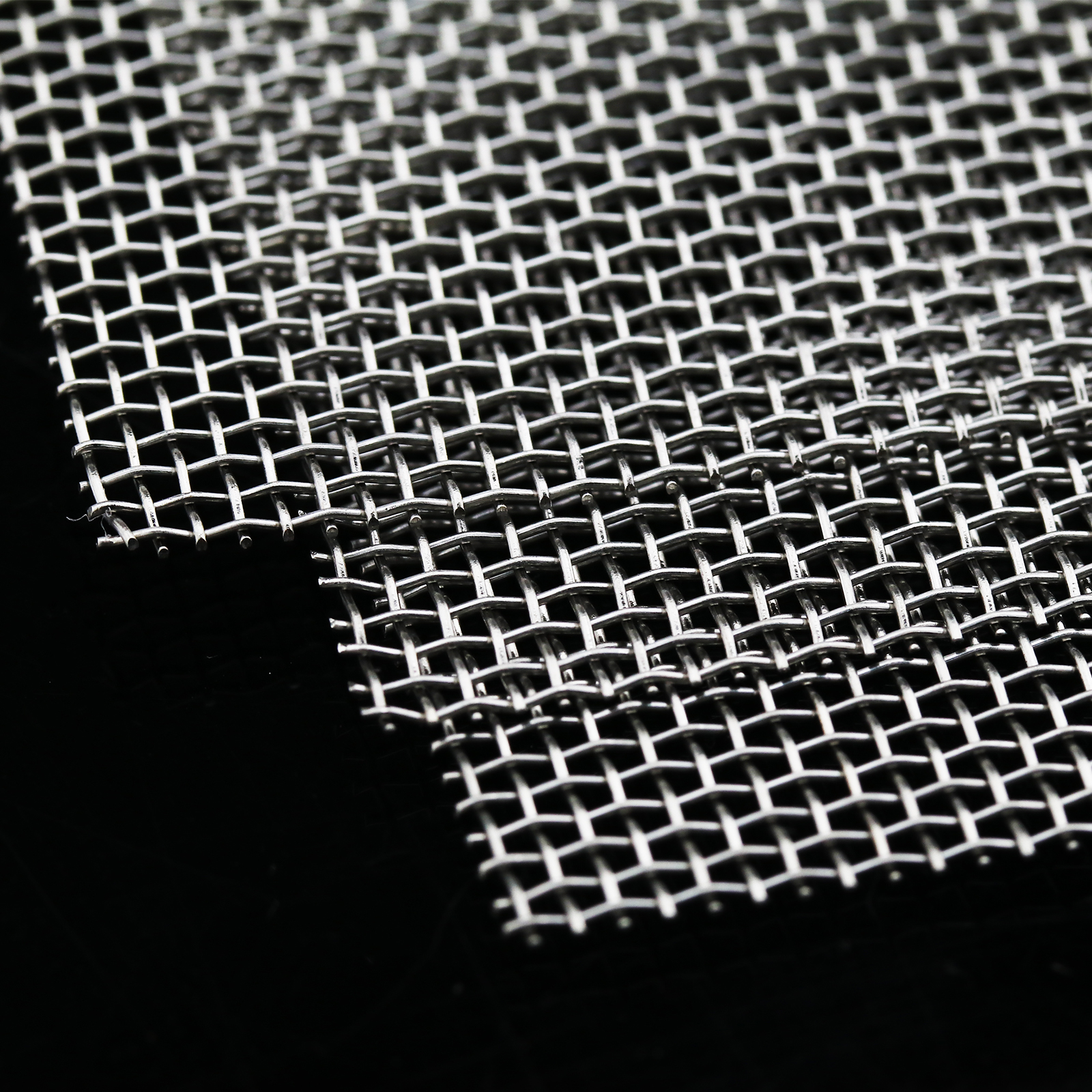 1mm Hole Stainless Steel Woven Wire Mesh Filtration Filter Sheet 11.8