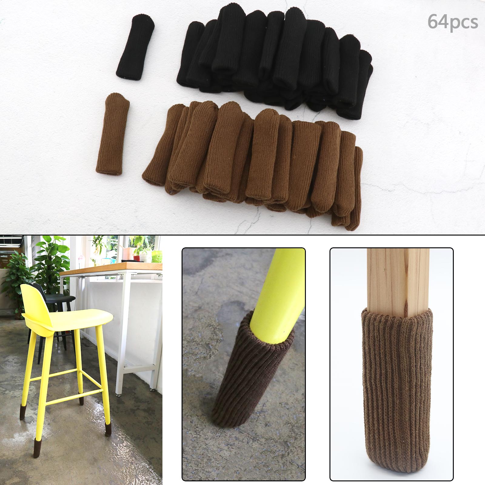 Chair Leg Socks Floor Protector Wool Furniture Foot Pads Table Feet