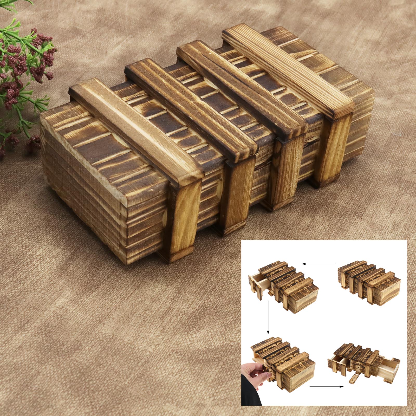 Puzzle boxes with hidden compartments iwebtews