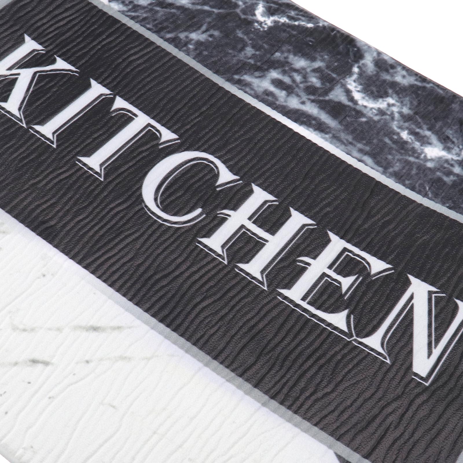 2x Teppiche Bodenmatte Küche Küchen Matten Marmorierung Wasserdichte