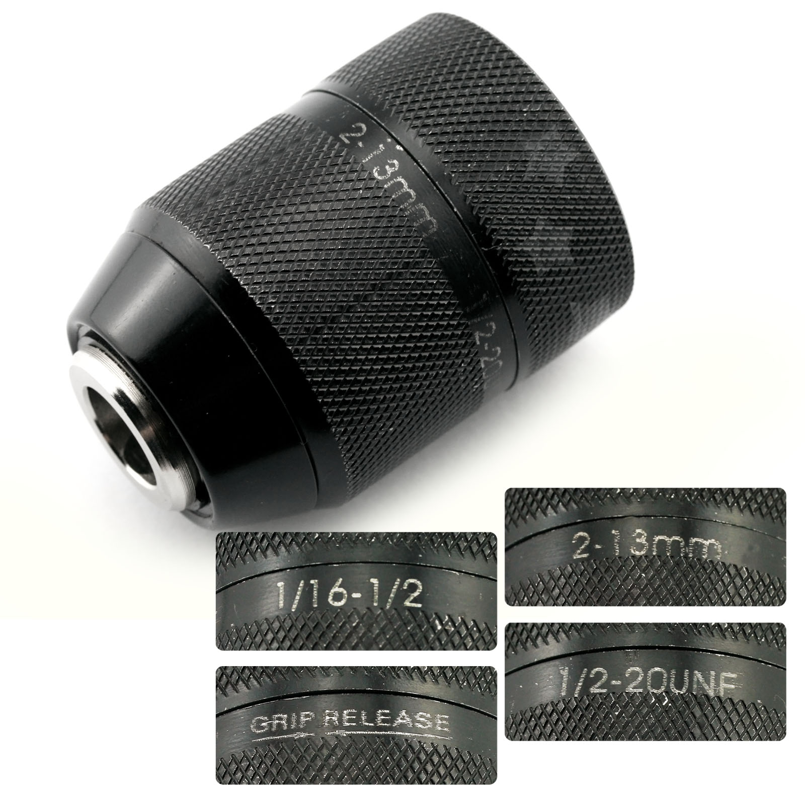 SDS Adapter Keyless Chuck Fits Dewalt Bosch Drills 13MM 1/2" Chuck