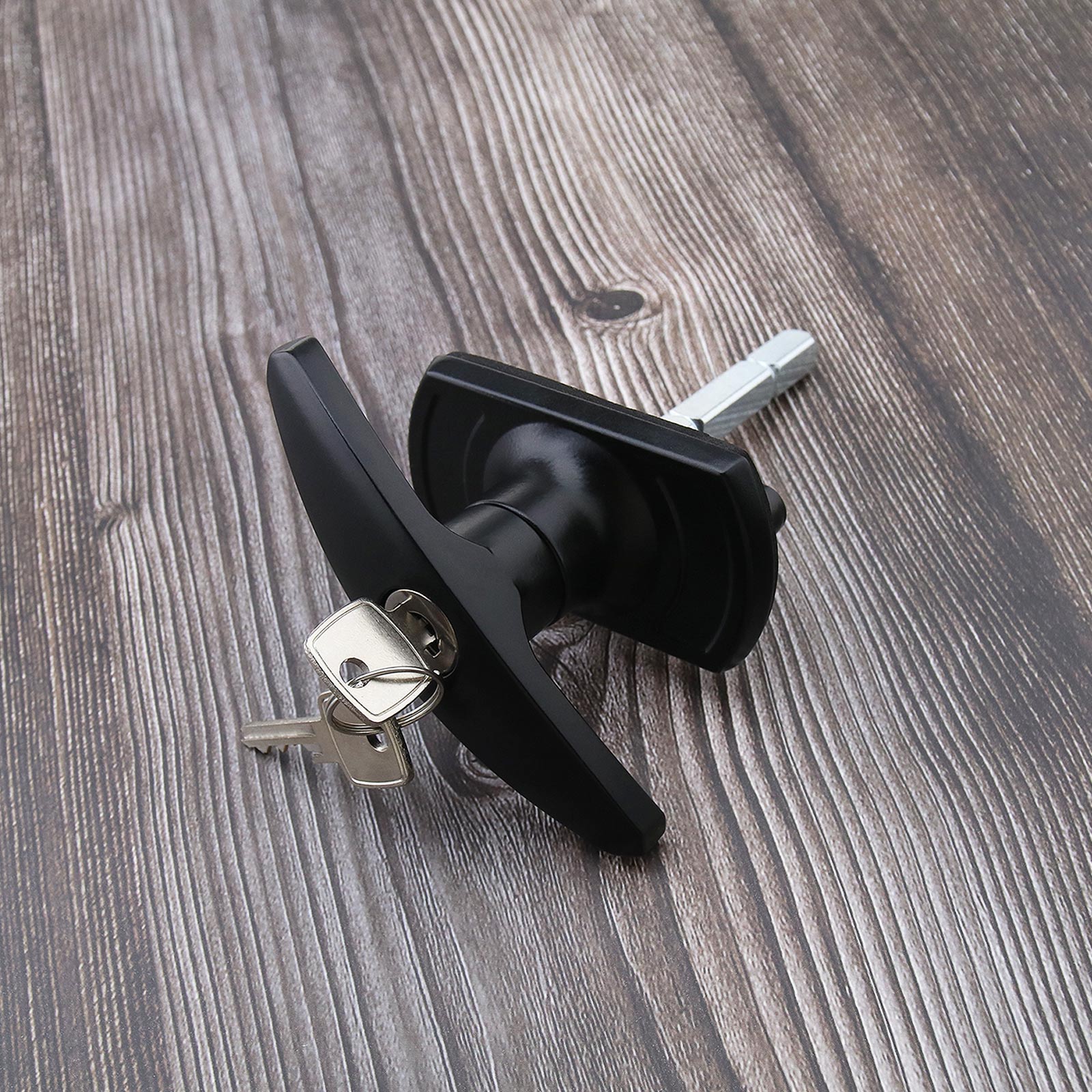 NEU Garagentorschloß Türschloss T Griff Schlüssel Garagentorgriff