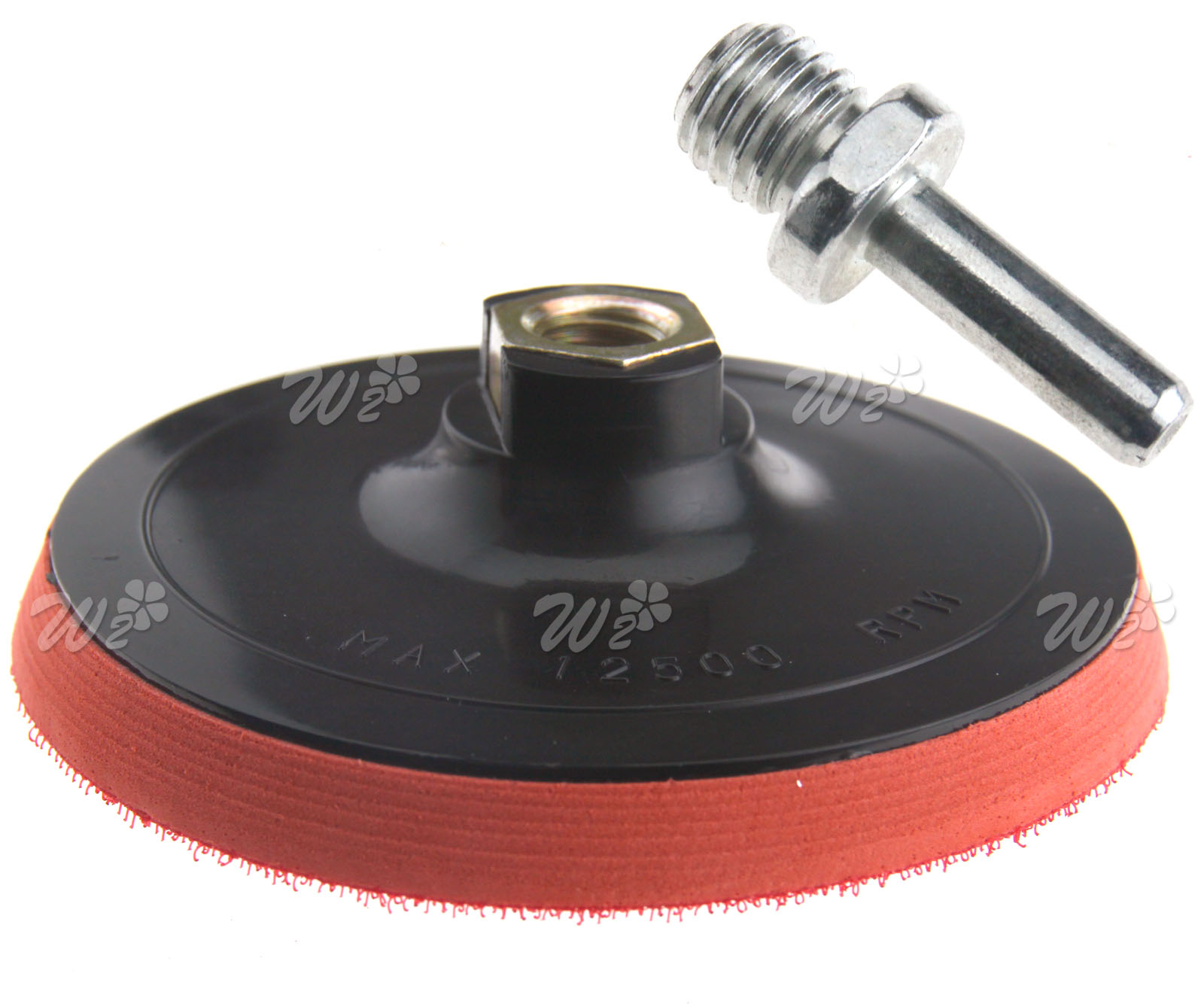 125mm M14x8mm SelfAdhesive brushed disc Hook and Loop for Angle Grinders eBay