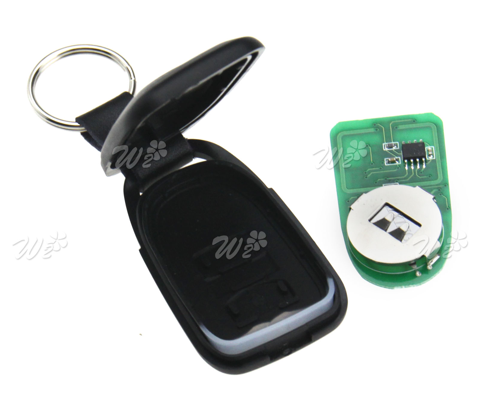 2PCS ABS Rolling Code 868MHz 2 Button Remote Control Fob For FAAC XT2 868SLH LR