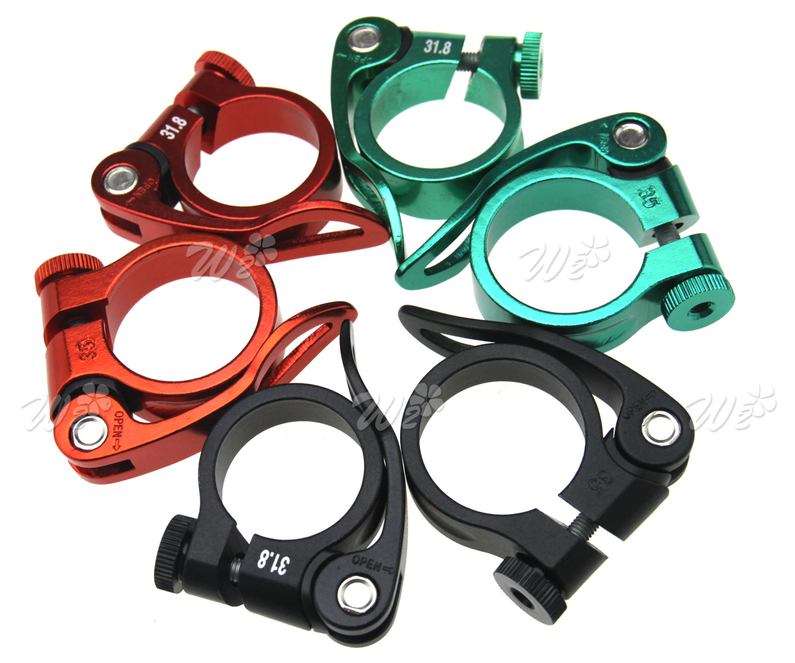 Quick Release Seatpost Clamp 34.9mm for MTB Mountain Road Bike Bicycle Parts